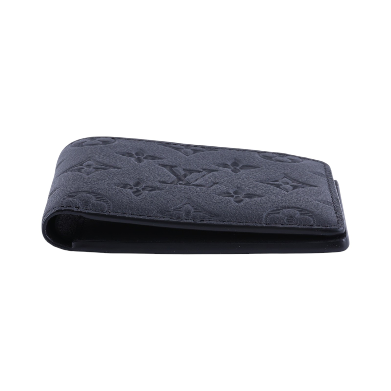 路易威登 LOUIS VUITTON Multiple 錢包 短夾 M62901 晶片款 黑原花壓印Multiple短夾 原廠盒子/防塵袋/購買證明