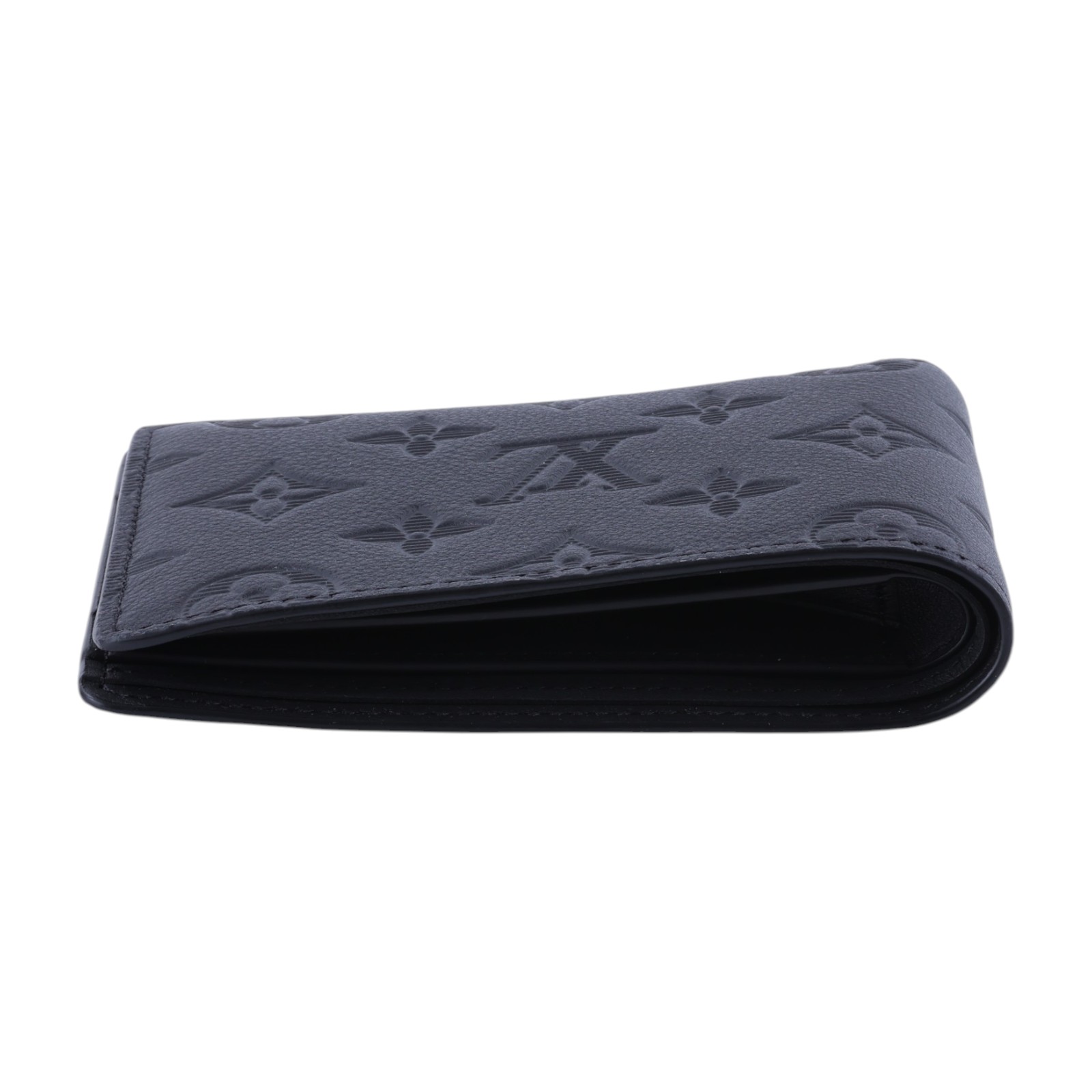 路易威登 LOUIS VUITTON Multiple 錢包 短夾 M62901 晶片款 黑原花壓印Multiple短夾 原廠盒子/防塵袋/購買證明