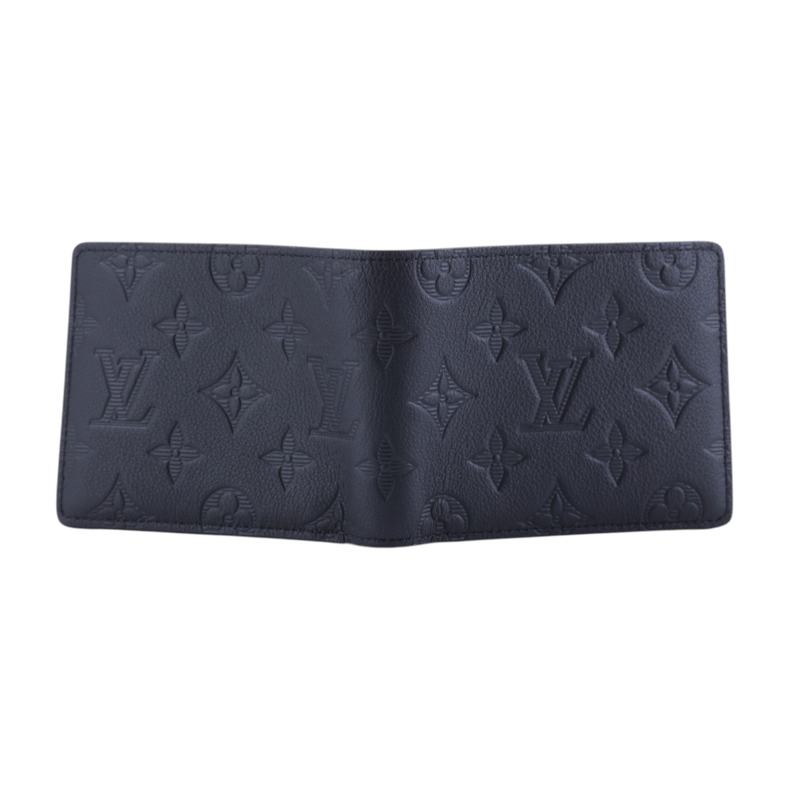 路易威登 LOUIS VUITTON Multiple 錢包 短夾 M62901 晶片款 黑原花壓印Multiple短夾 原廠盒子/防塵袋/購買證明