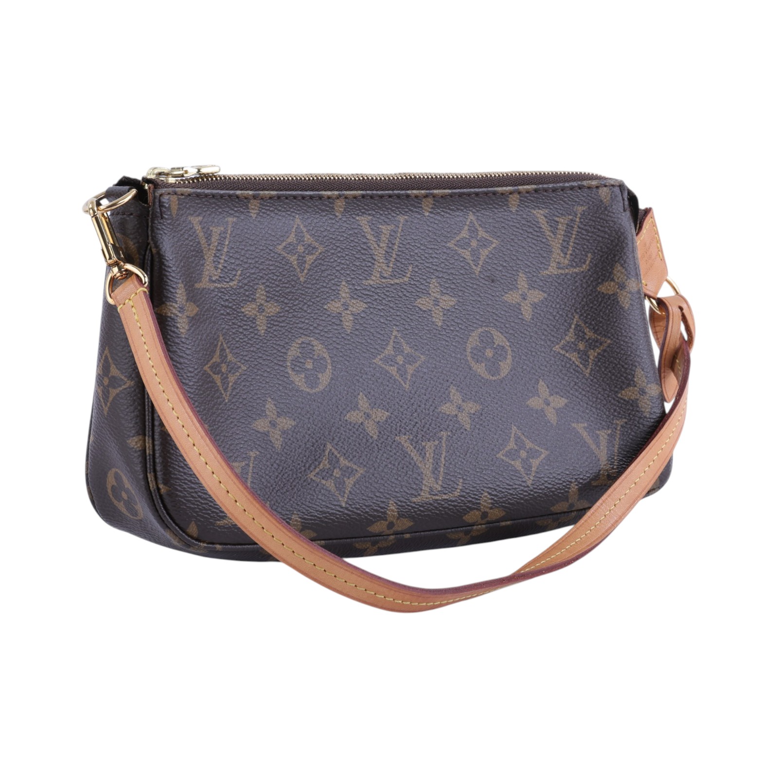 路易威登 LOUIS VUITTON Monogram 經典帆布 手提 麻將包 M40712 原花麻將包 背帶