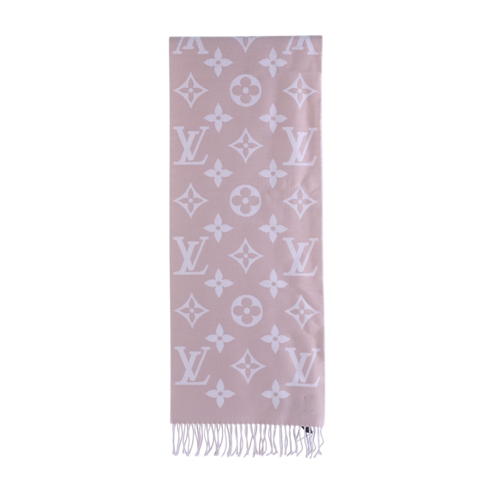路易威登 LOUIS VUITTON LV Essential 圍巾 BEIGE ROSE M77854  原廠盒子/購買證明