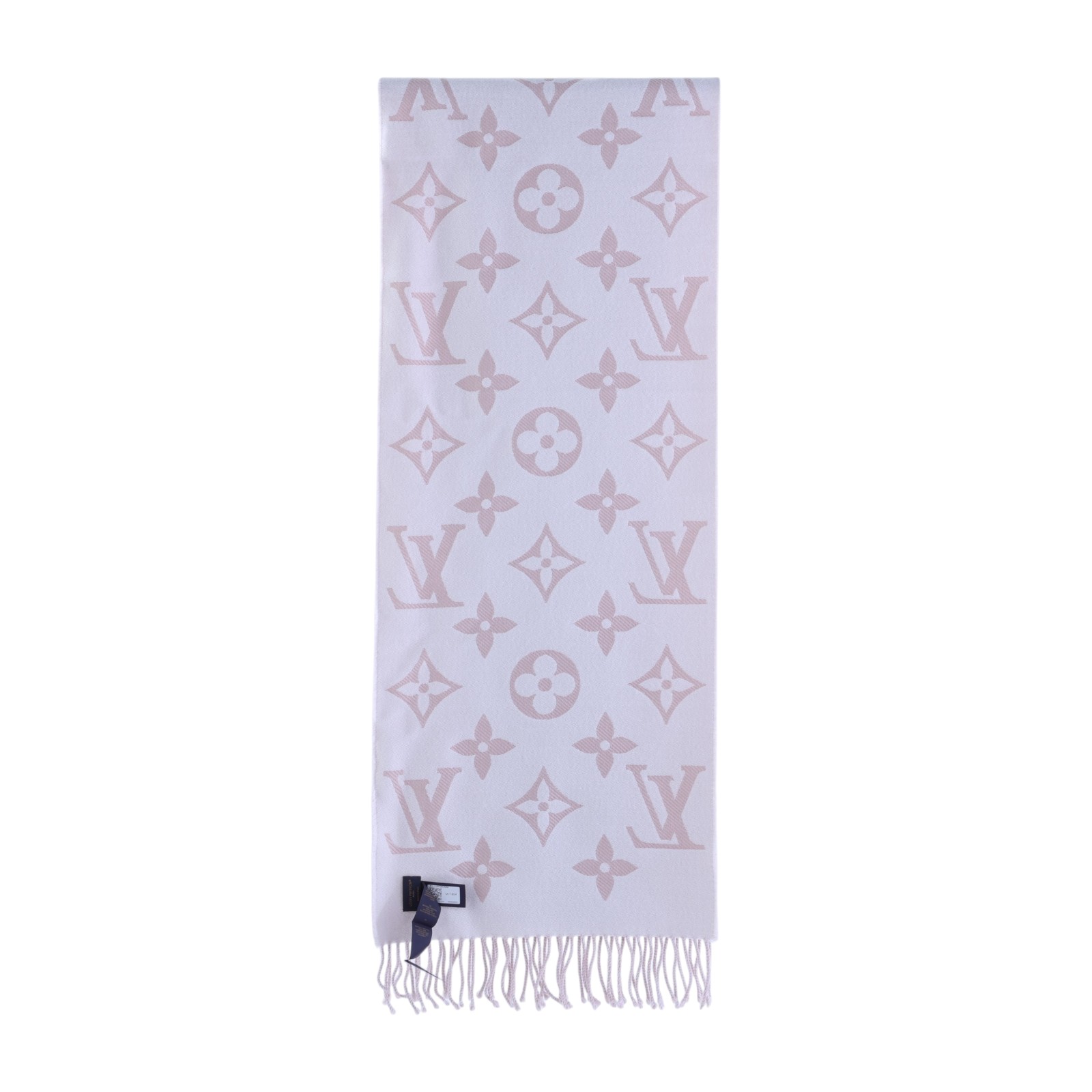 路易威登 LOUIS VUITTON LV Essential 圍巾 BEIGE ROSE M77854  原廠盒子/購買證明