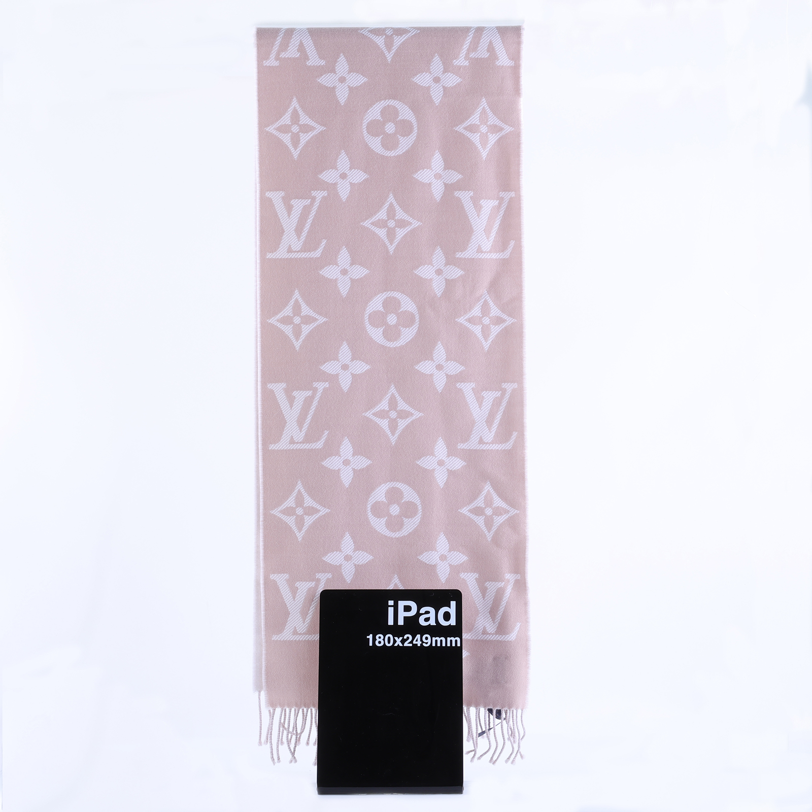 路易威登 LOUIS VUITTON LV Essential 圍巾 BEIGE ROSE M77854  原廠盒子/購買證明