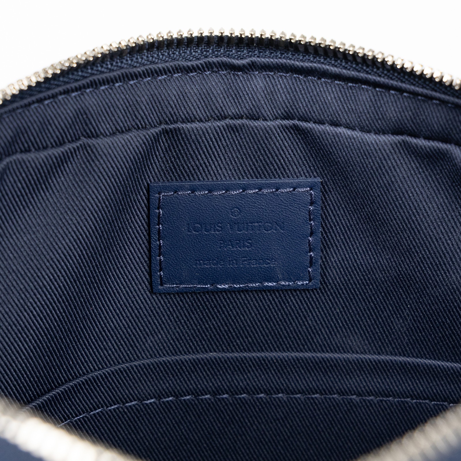 路易威登 LOUIS VUITTON Trio 三合一 郵差包 斜背包 N40438 晶片款 藍棋盤格三合一郵差包 原廠盒子/防塵袋/內袋/背帶