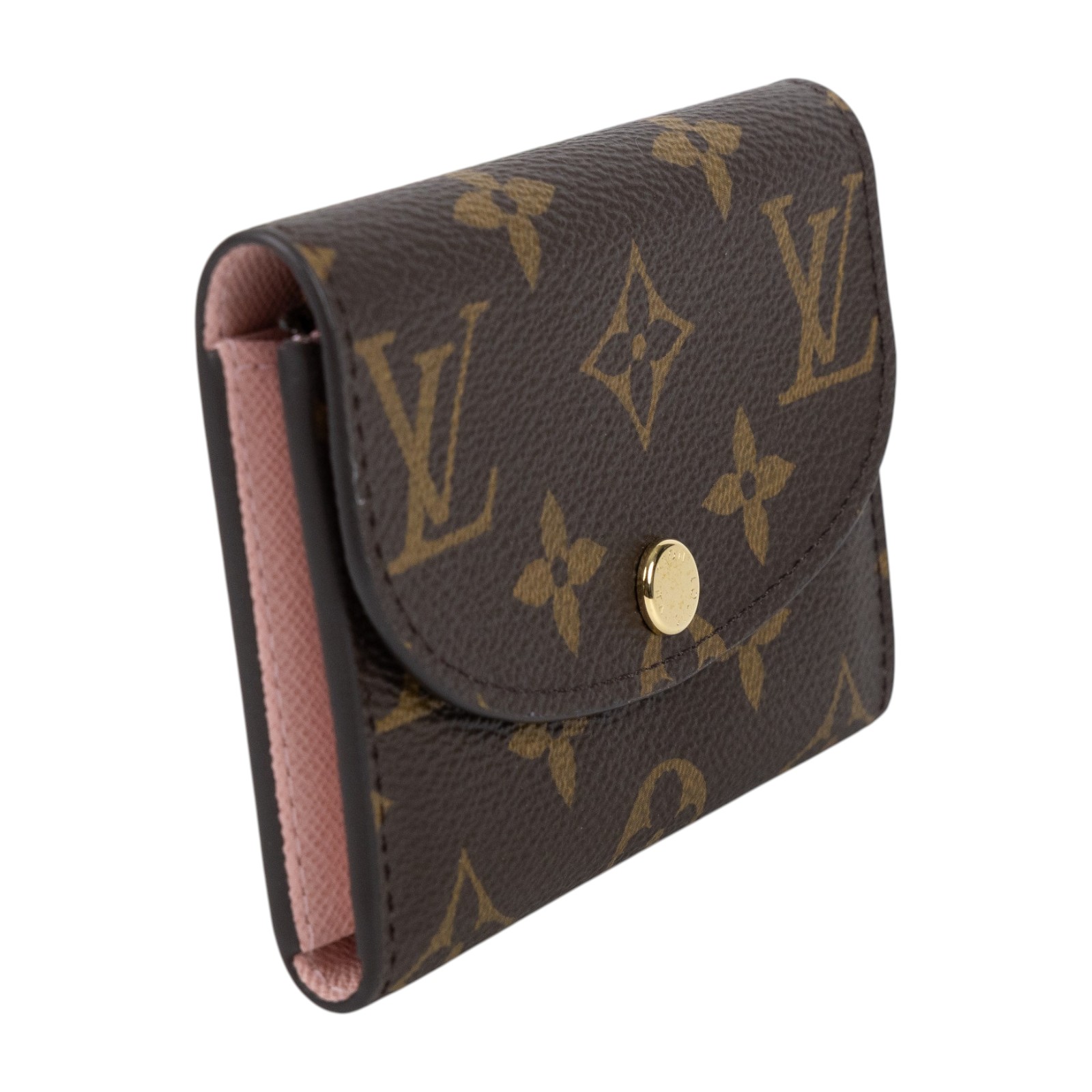 路易威登 LOUIS VUITTON Rosalie 零錢包 經典帆布 紫紅色 M41939 晶片款 原花ROSALIE零錢包 原廠盒子/防塵袋