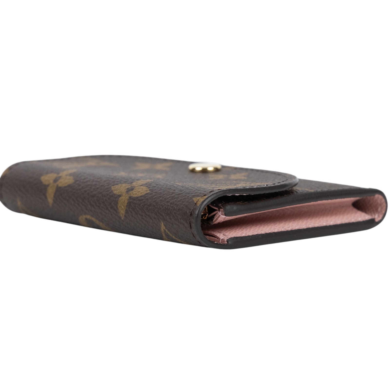路易威登 LOUIS VUITTON Rosalie 零錢包 經典帆布 紫紅色 M41939 晶片款 原花ROSALIE零錢包 原廠盒子/防塵袋
