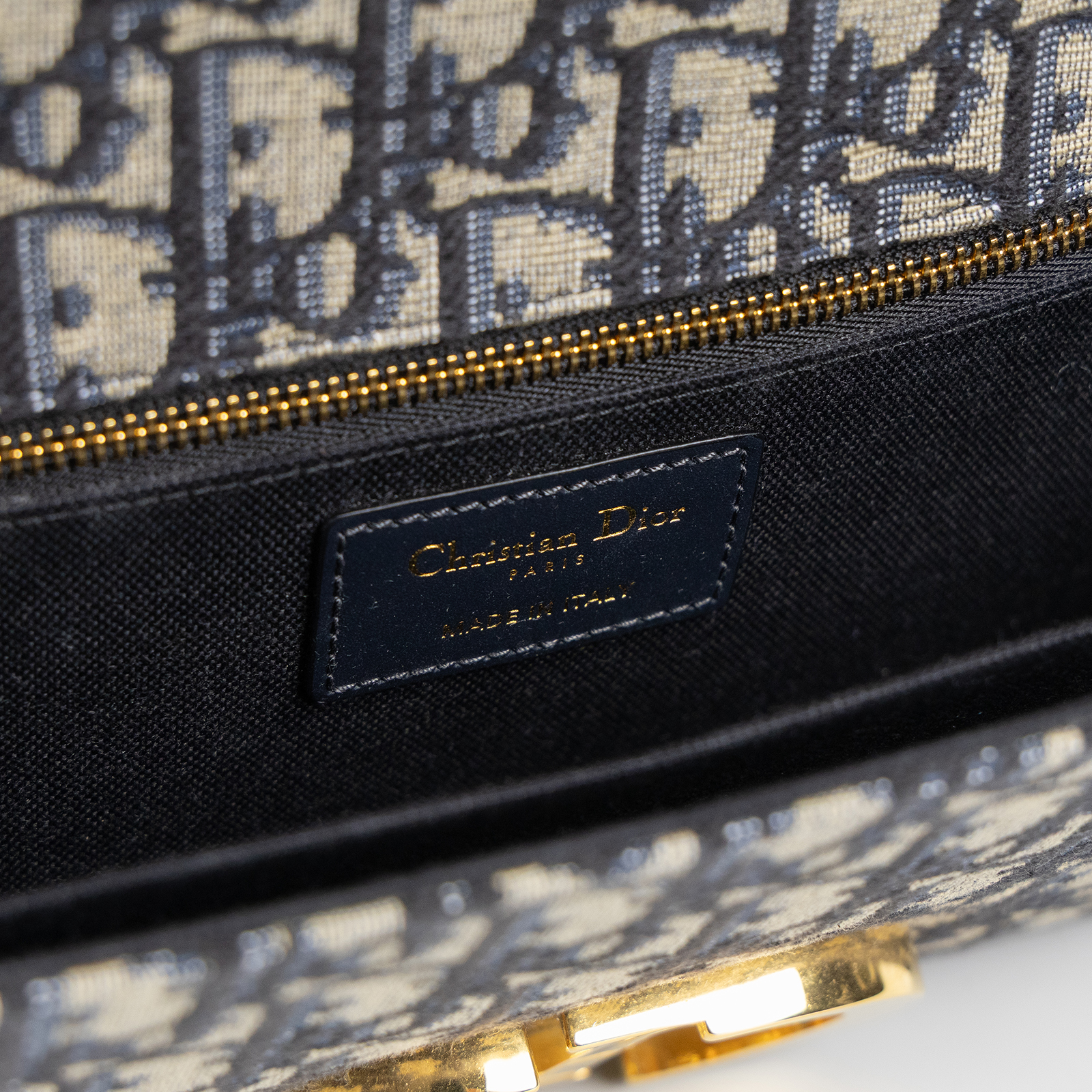 迪奧 CHRISTIAN DIOR 30 Montaigne 鏈帶 肩背手提包 M9208UTZQ 藍緹花蒙田30 防塵袋/保證卡