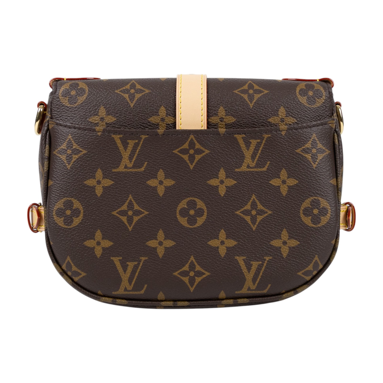 路易威登 LOUIS VUITTON Saumur BB  手提 馬鞍斜背包 M46740 晶片款 原花Saumur BB 肩背包 原廠盒子/防塵袋/背帶2