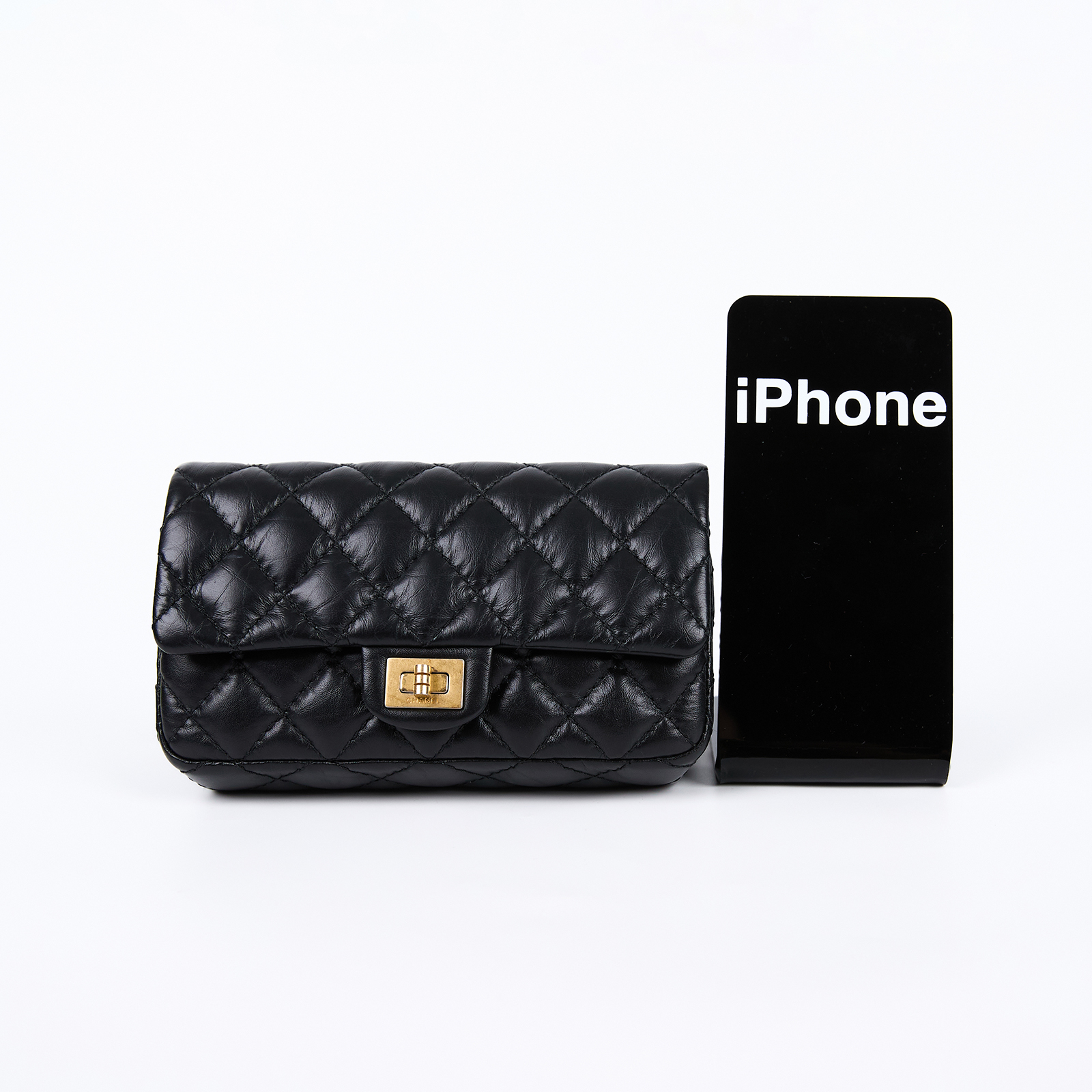 香奈兒 CHANEL 2.55 腰包 口蓋包 A57791 26開 黑金釦2.55腰包 原廠盒子/防塵袋/保證卡