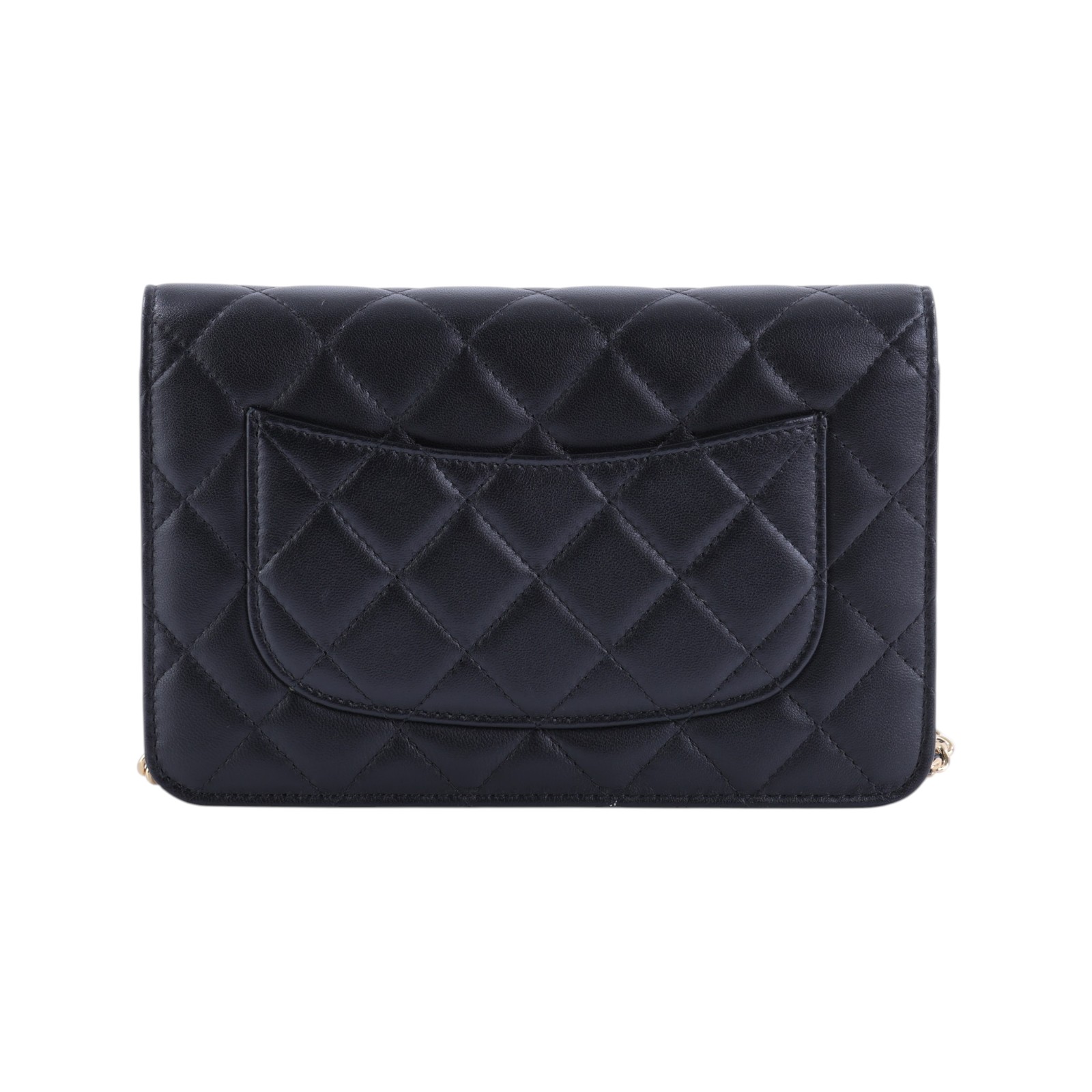 香奈兒 CHANEL CC LOGO 菱格紋 三用 woc 鏈帶包 A33814 Y01295 25開 黑金羊WOC 原廠盒子/防塵袋/保證卡/購買證明