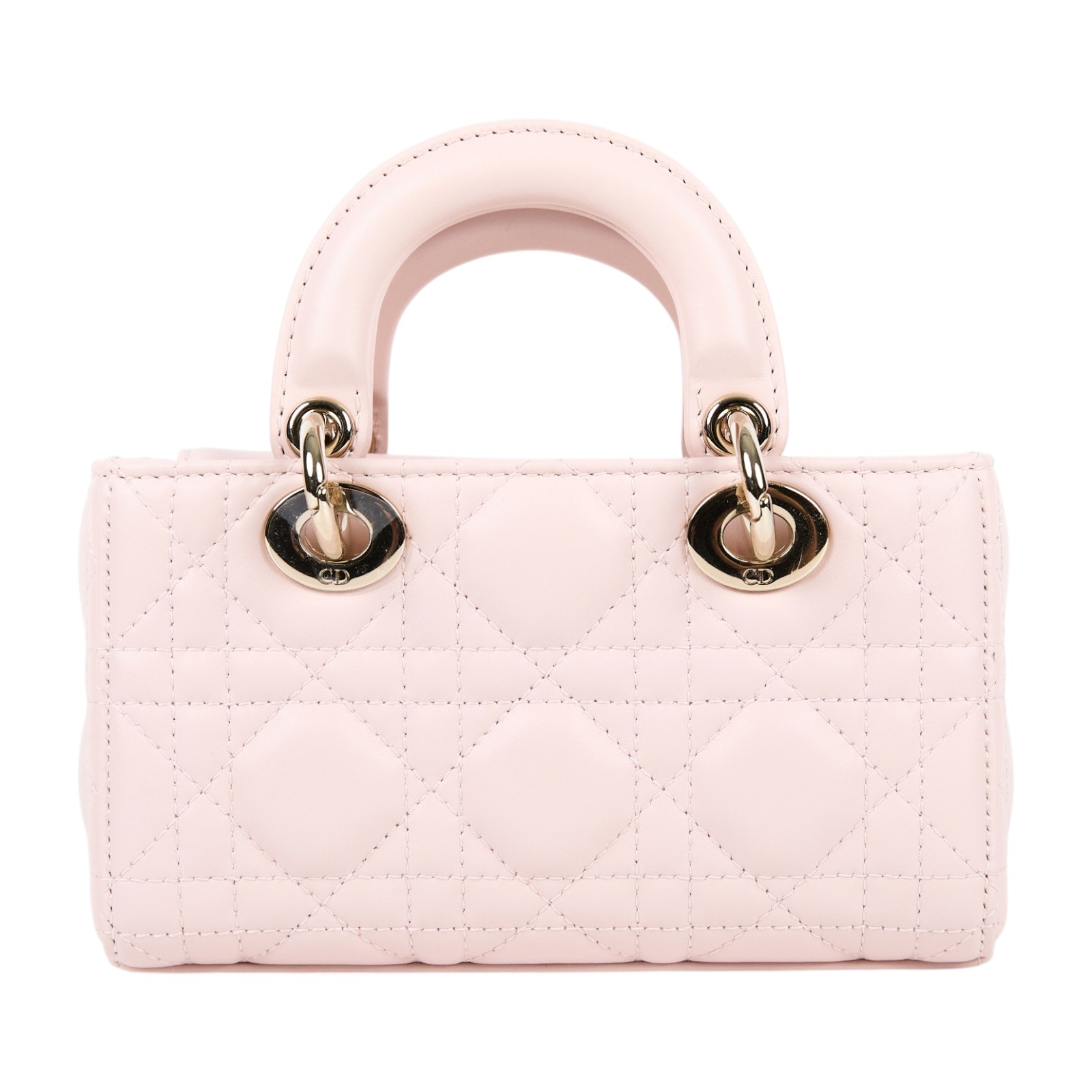 迪奧 CHRISTIAN DIOR Lady D-Joy 微型手袋 S0910ONGE 粉色D JOY 微型款 原廠盒子/防塵袋/背帶2/保證卡