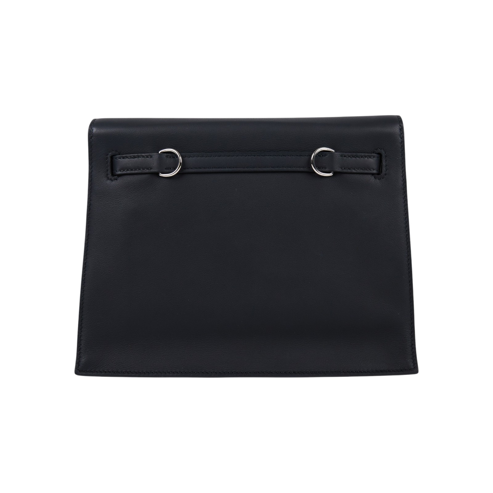 愛馬仕 Hermes Kelly Danse 側背 斜背 肩背包 銀色五金 黑色 H079233CK89 /K SN 019 FZ  原廠盒子/防塵袋3/背帶/購買證明