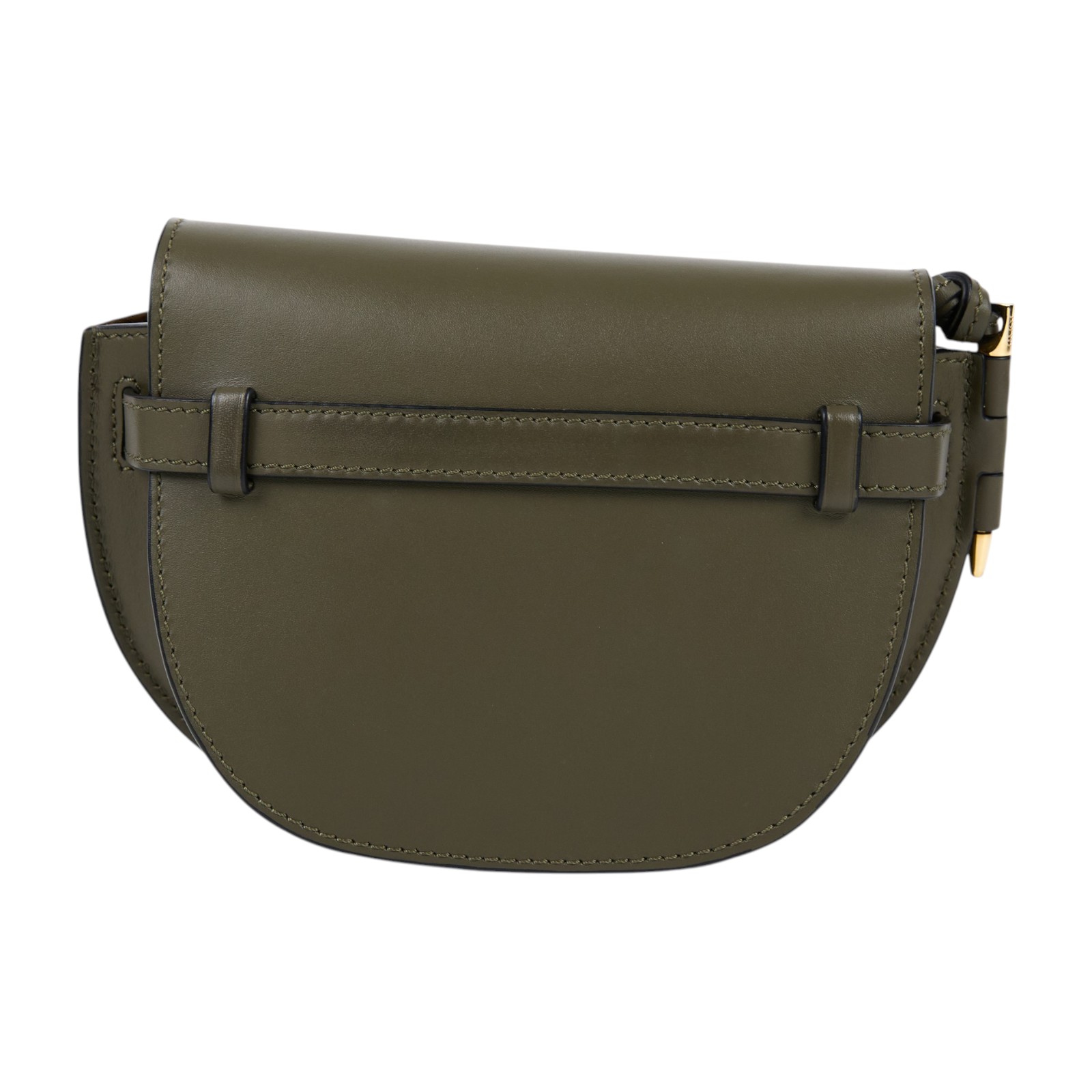 羅意威 LOEWE Mini Gate Dual bag 迷你 小牛皮 肩背包 帆布背帶 A650N46X13 墨綠色帆布背帶GATE MINI 防塵袋