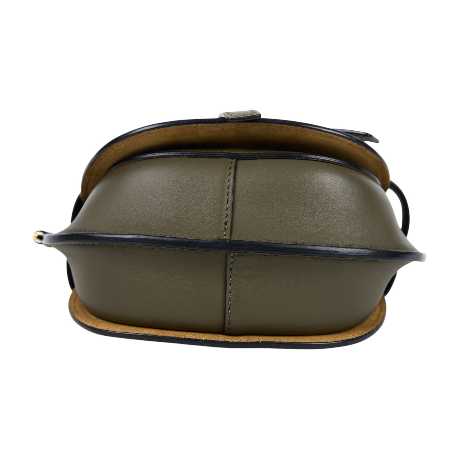 羅意威 LOEWE Mini Gate Dual bag 迷你 小牛皮 肩背包 帆布背帶 A650N46X13 墨綠色帆布背帶GATE MINI 防塵袋
