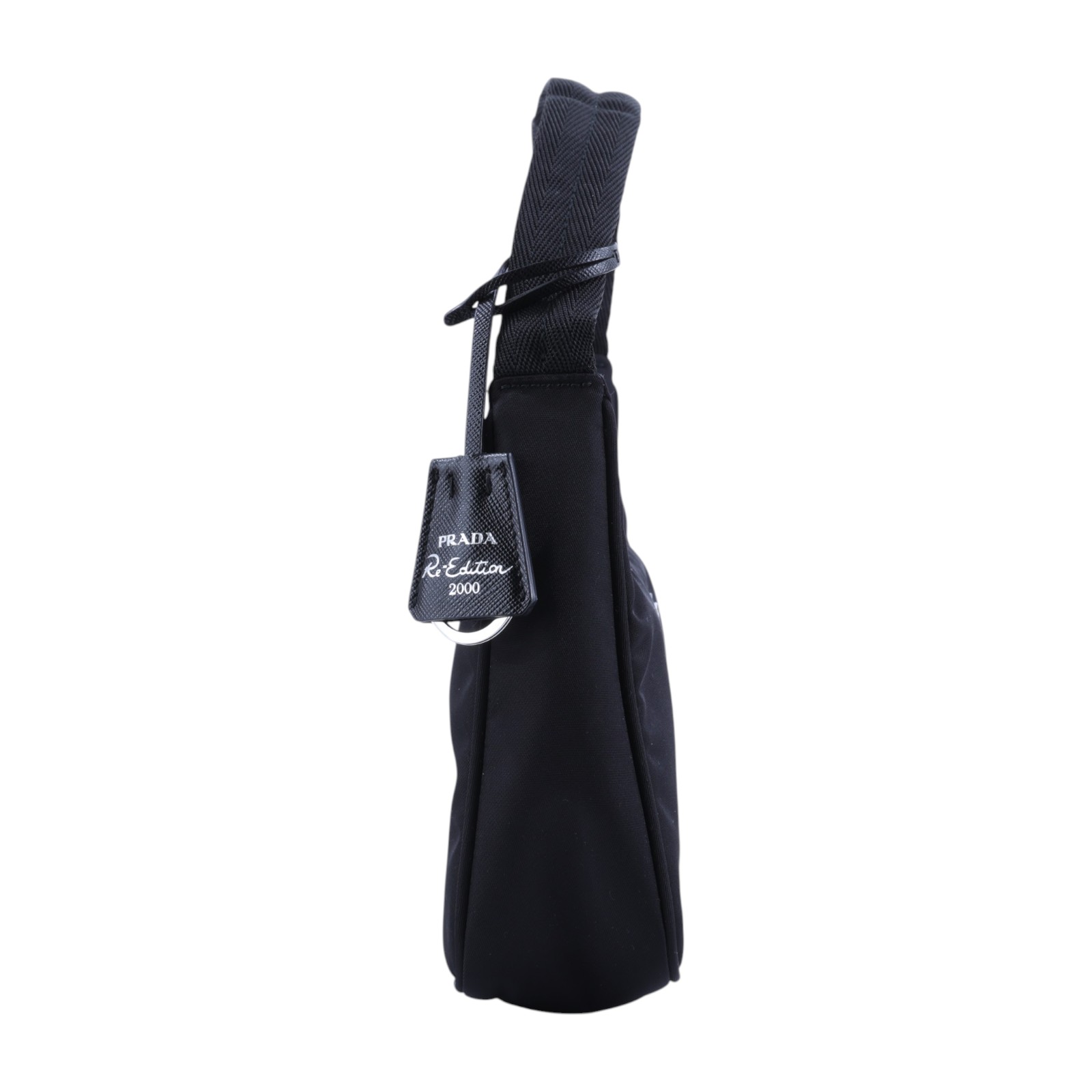 普拉達 PRADA Re-Edition 迷你 Hobo 包 1NE515_RDH0 黑尼龍HOBO腋下包 防塵袋