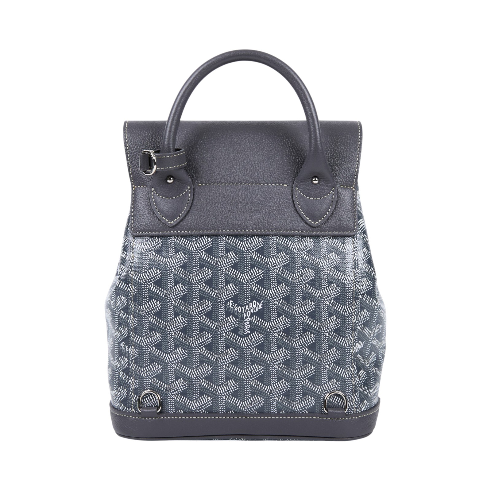 高雅德 GOYARD Alpin 迷你背包 ALPIN2MINTY 灰ALPIN MINI後背包 防塵袋/背帶2