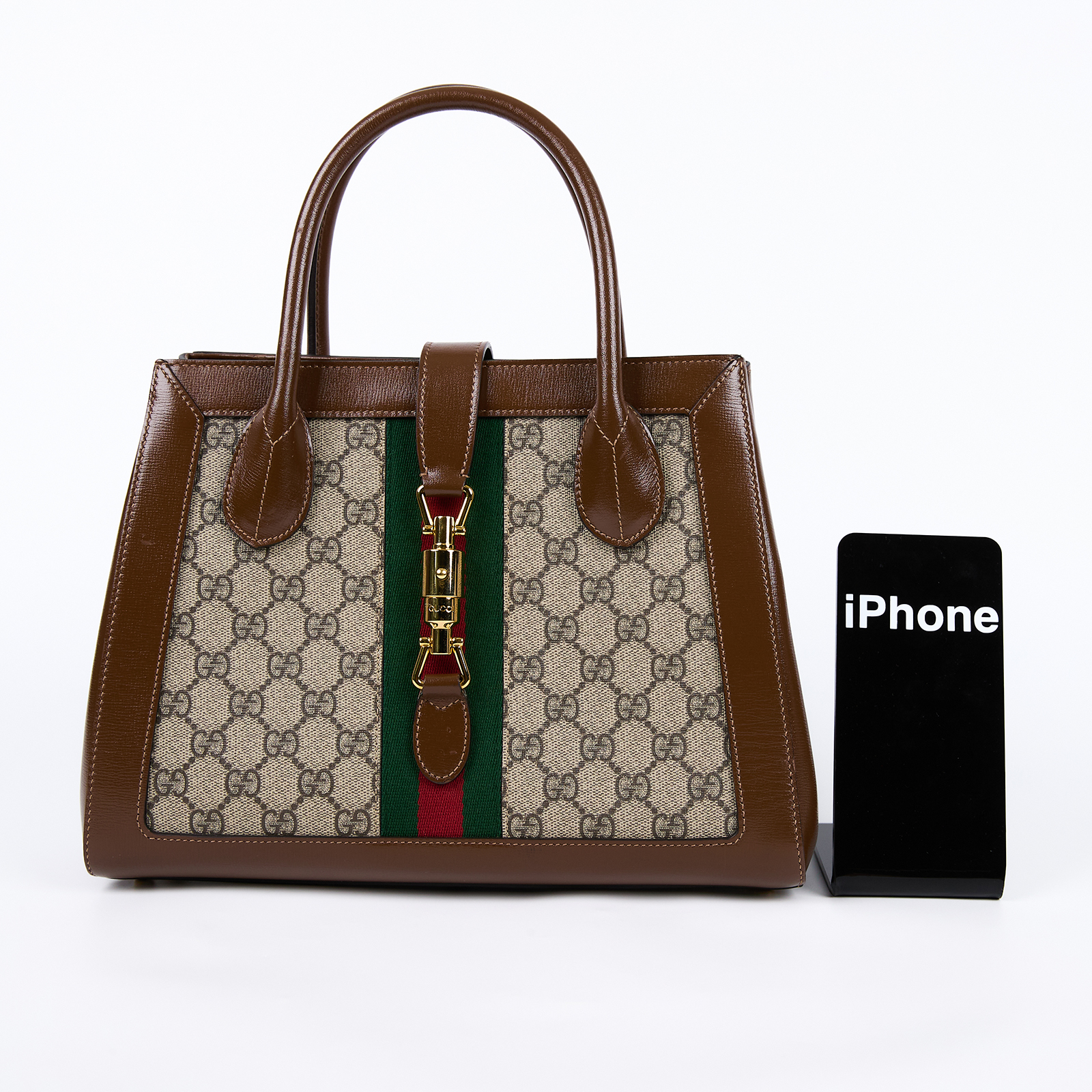古馳 GUCCI Jackie 1961 中型 手提包 肩背包 托特包 649016 HUHHG  原廠盒子/防塵袋/背帶/購買證明