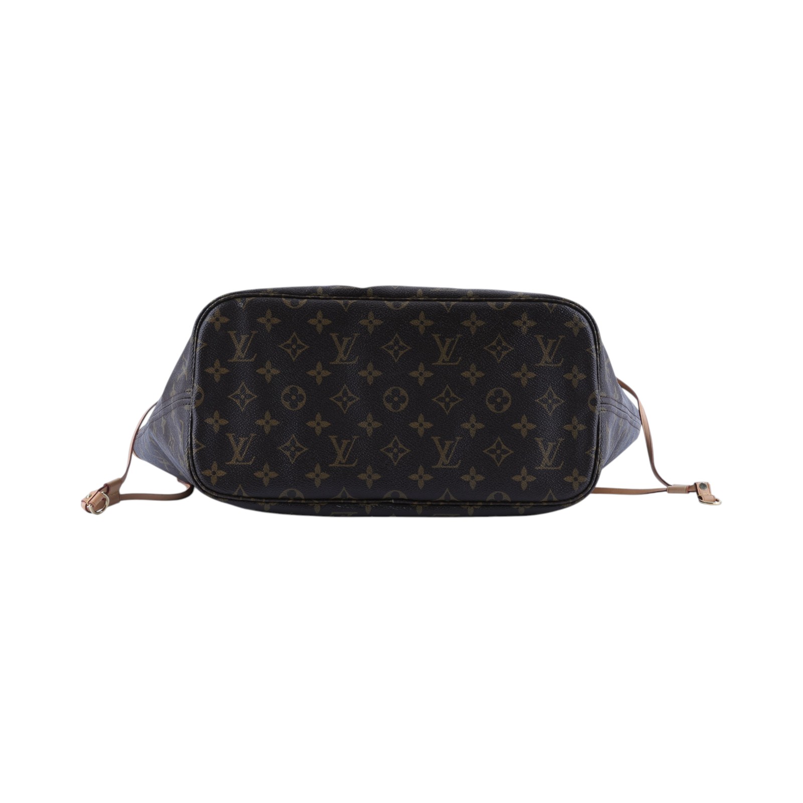 路易威登 LOUIS VUITTON Neverfull MM  經典帆布 肩背 購物袋 紅玫米黃雙色內襯 M46975  防塵袋/內袋