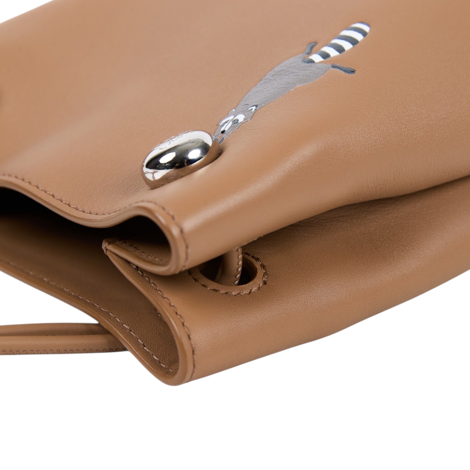 羅意威 LOEWE Suna Fujita 聯名 Raccoon Pebble Pouch  肩背包 斜背包 C643SPPX02  防塵袋