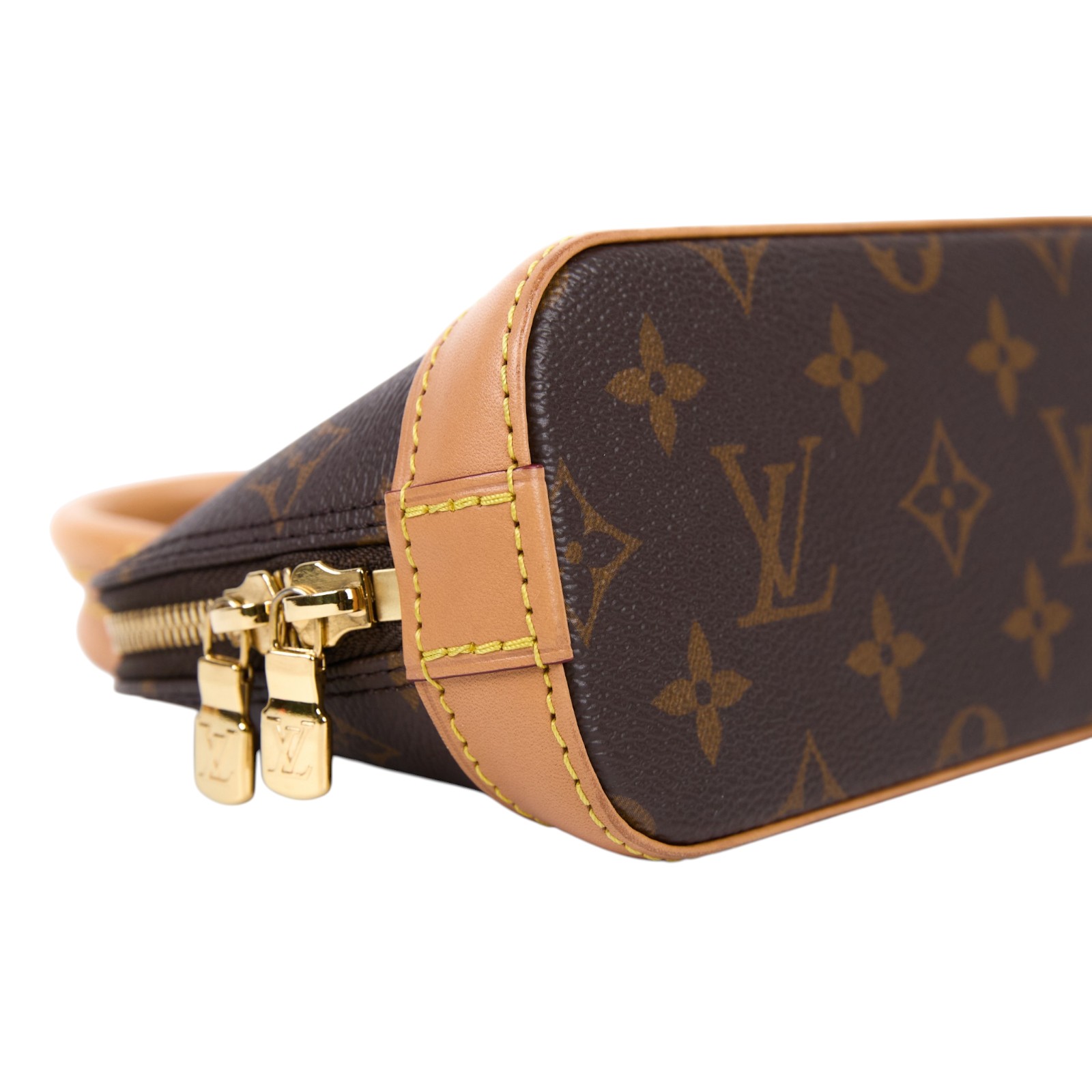 路易威登 LOUIS VUITTON Nano Alma 貝殼包 經典帆布 M82717 晶片款 原花ALMA NANO 防塵袋/背帶/購買證明