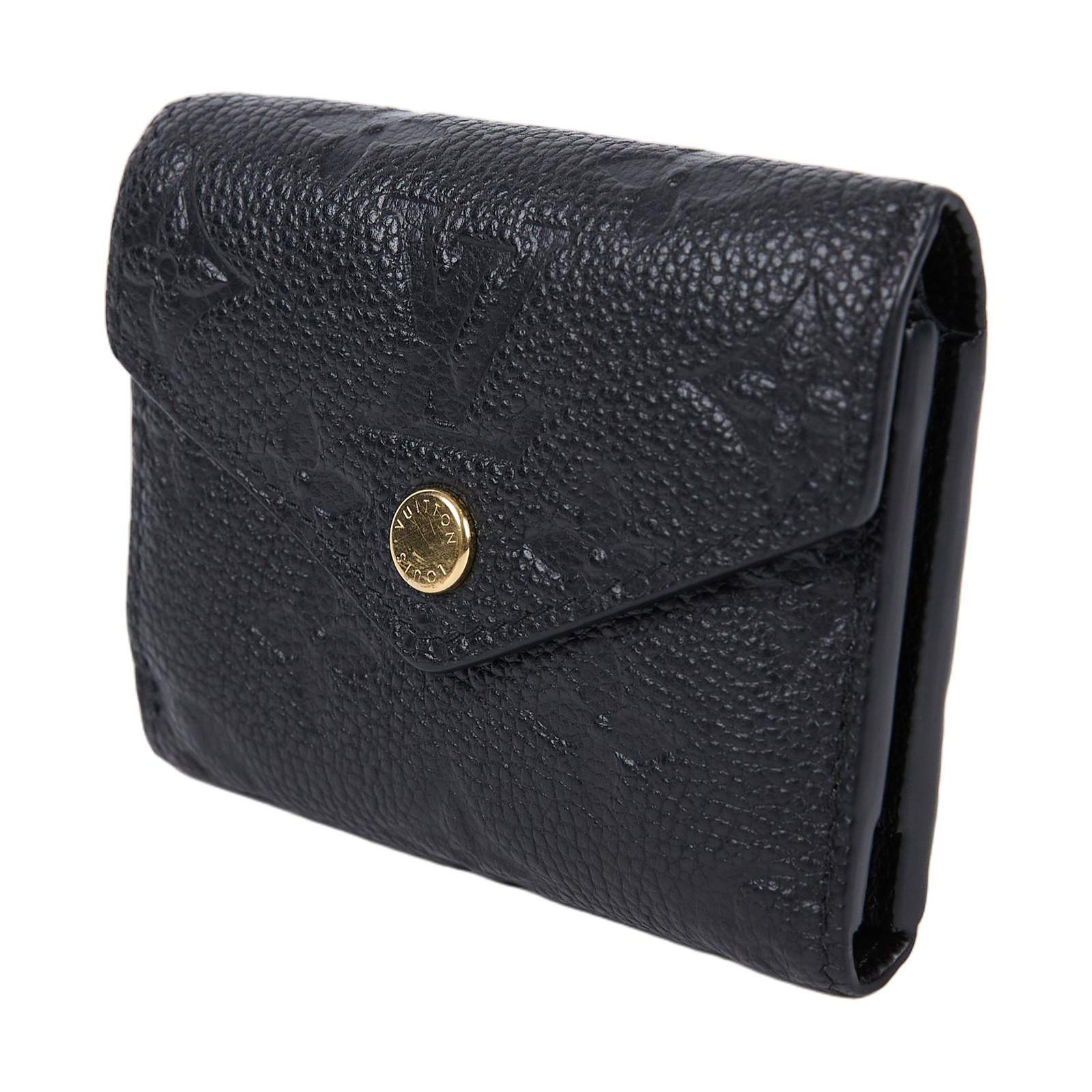 路易威登 LOUIS VUITTON Zoé 錢包 短夾 Empreinte皮革 黑色 M62935 晶片款 黑ZOE三折短夾 原廠盒子/防塵袋