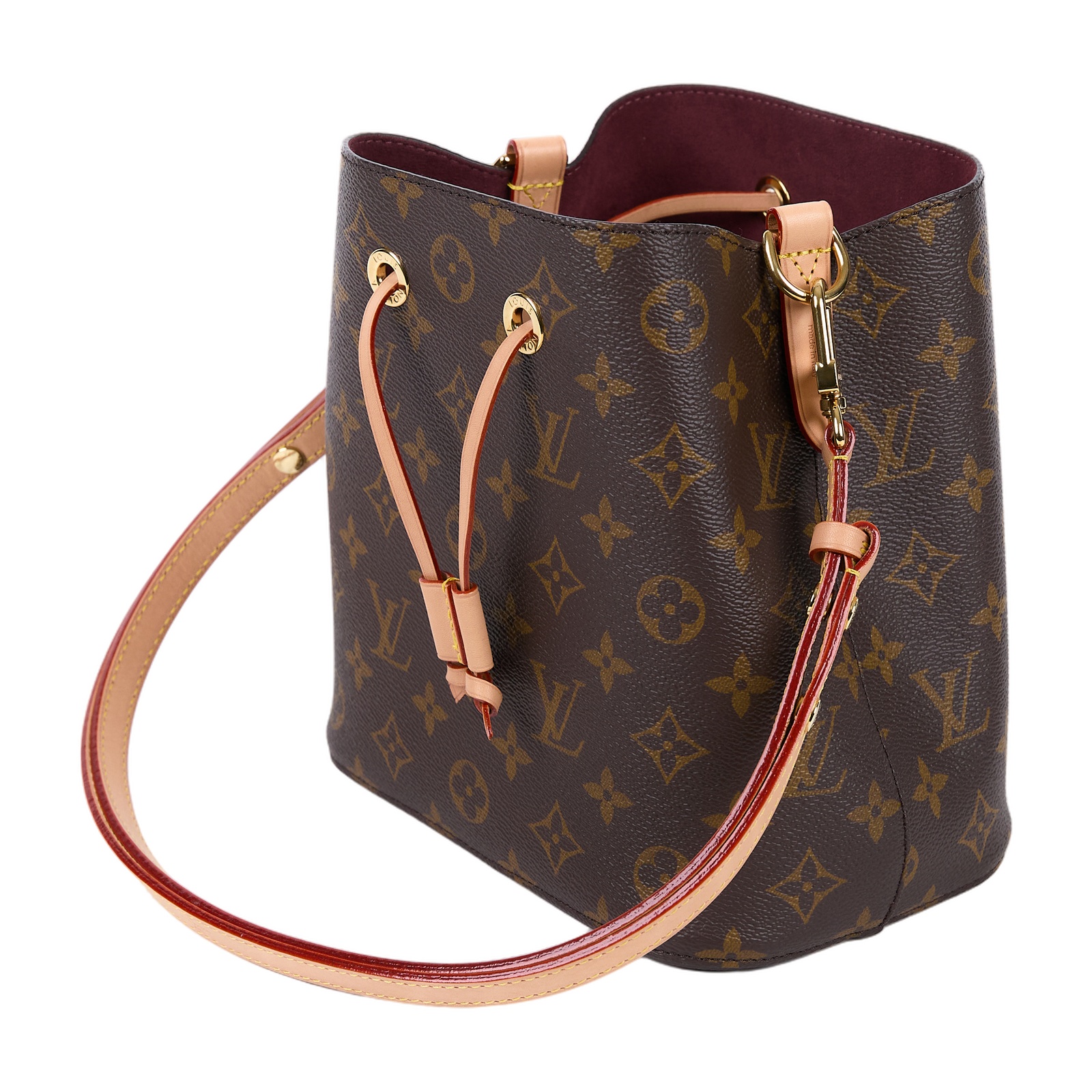 路易威登 LOUIS VUITTON Néonoé BB 經典帆布 束口水桶包 M46581 晶片款 原花NEONOE BB 原廠盒子/防塵袋/背帶2
