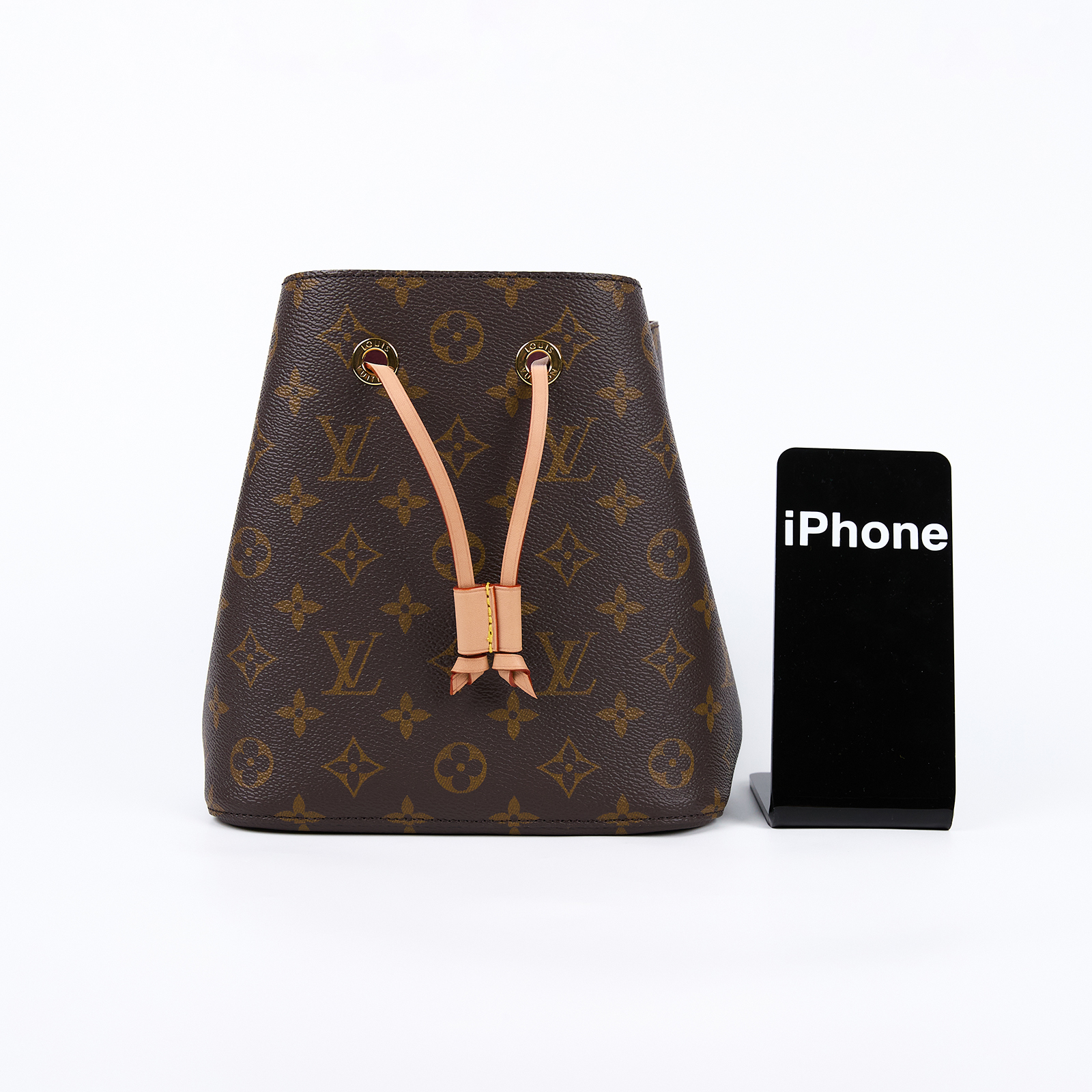 路易威登 LOUIS VUITTON Néonoé BB 經典帆布 束口水桶包 M46581 晶片款 原花NEONOE BB 原廠盒子/防塵袋/背帶2