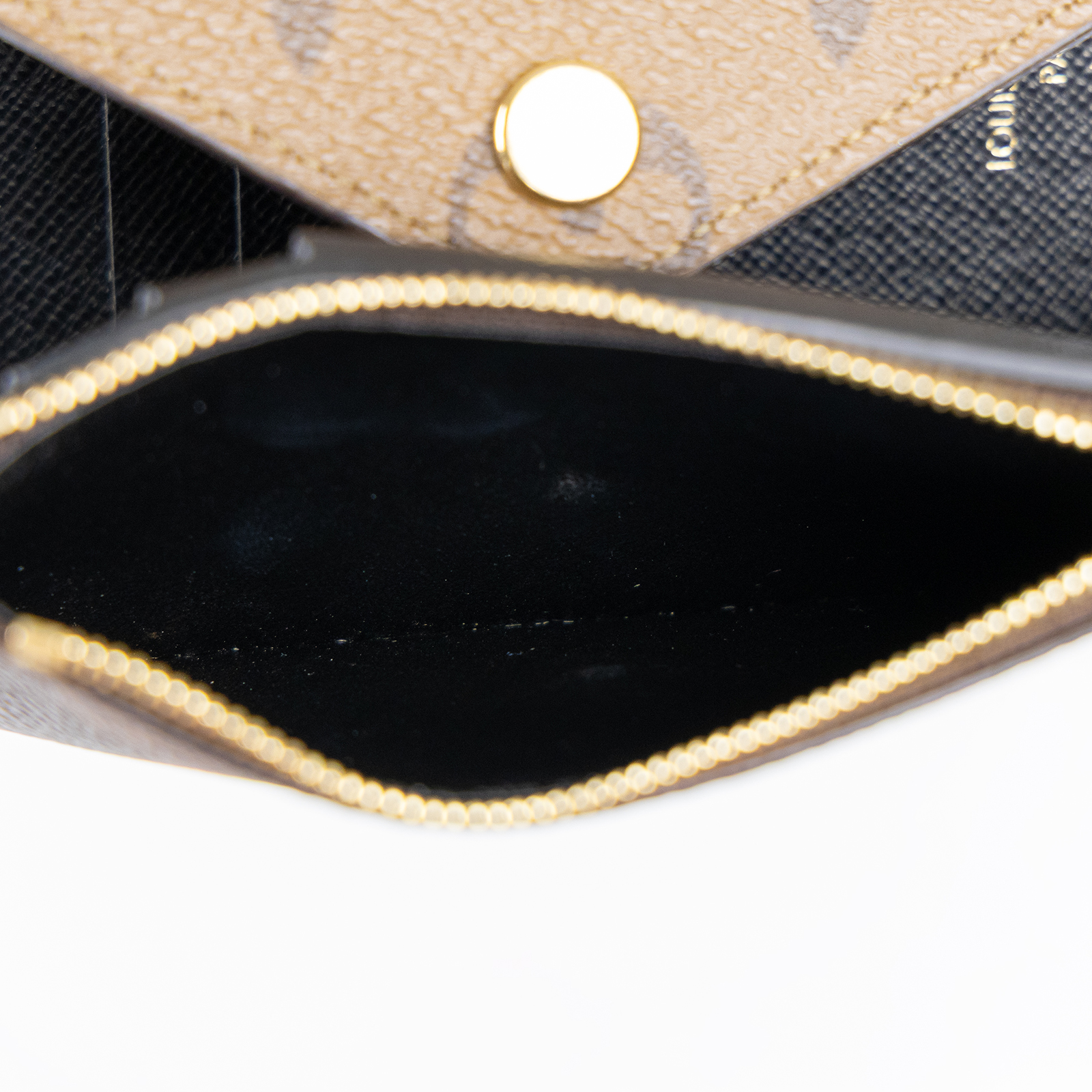 路易威登 LOUIS VUITTON Victorine 錢包 Reverse塗層帆布 M81557 晶片款  原廠盒子/防塵袋