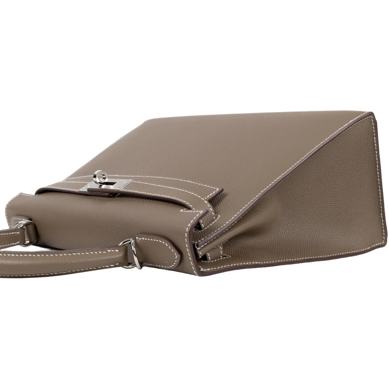 愛馬仕 Hermes Kelly Bag 凱莉包 28 銀色五金 大象灰 H042319CK18 /B IS 048 UY  原廠盒子/防塵袋/背帶/鎖組/購買證明