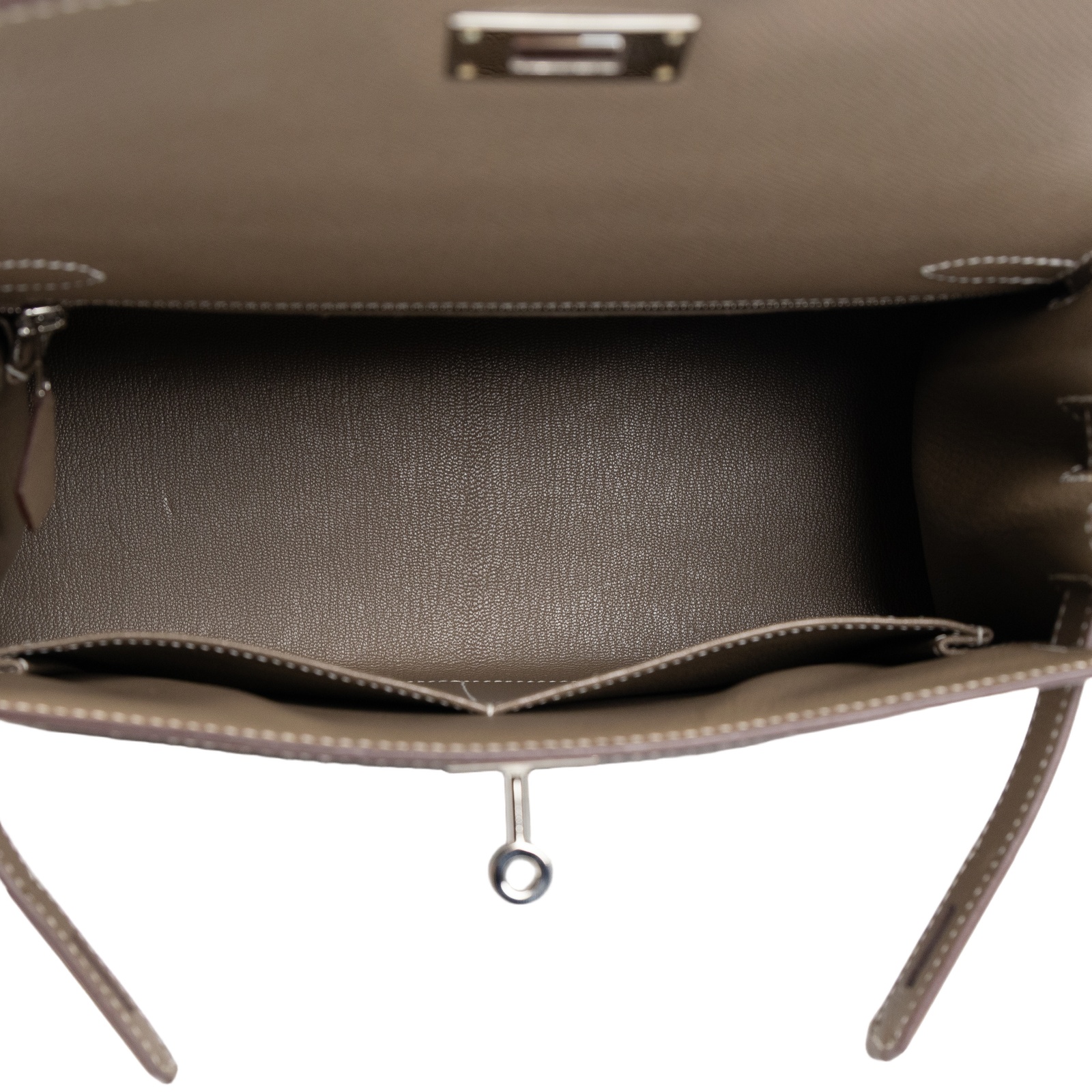 愛馬仕 Hermes Kelly Bag 凱莉包 28 銀色五金 大象灰 H042319CK18 /B IS 048 UY  原廠盒子/防塵袋/背帶/鎖組/購買證明