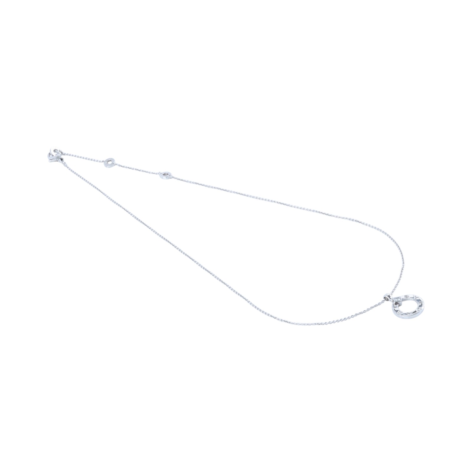 寶格麗 BVLGARI lgari Bvlgari 項鍊 18K白金 鑽石 361076_4350  原廠盒子2/保證卡