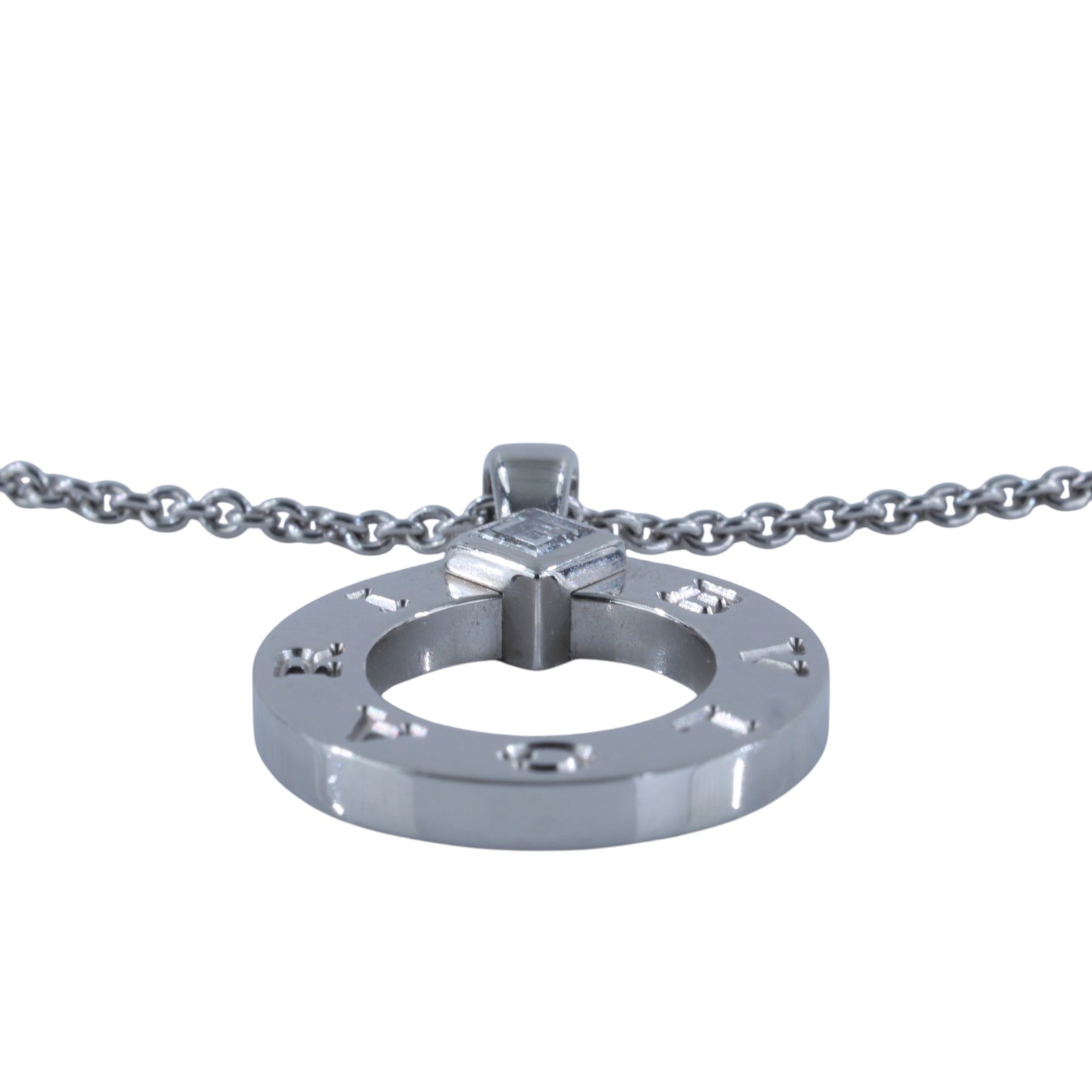 寶格麗 BVLGARI lgari Bvlgari 項鍊 18K白金 鑽石 361076_4350  原廠盒子2/保證卡