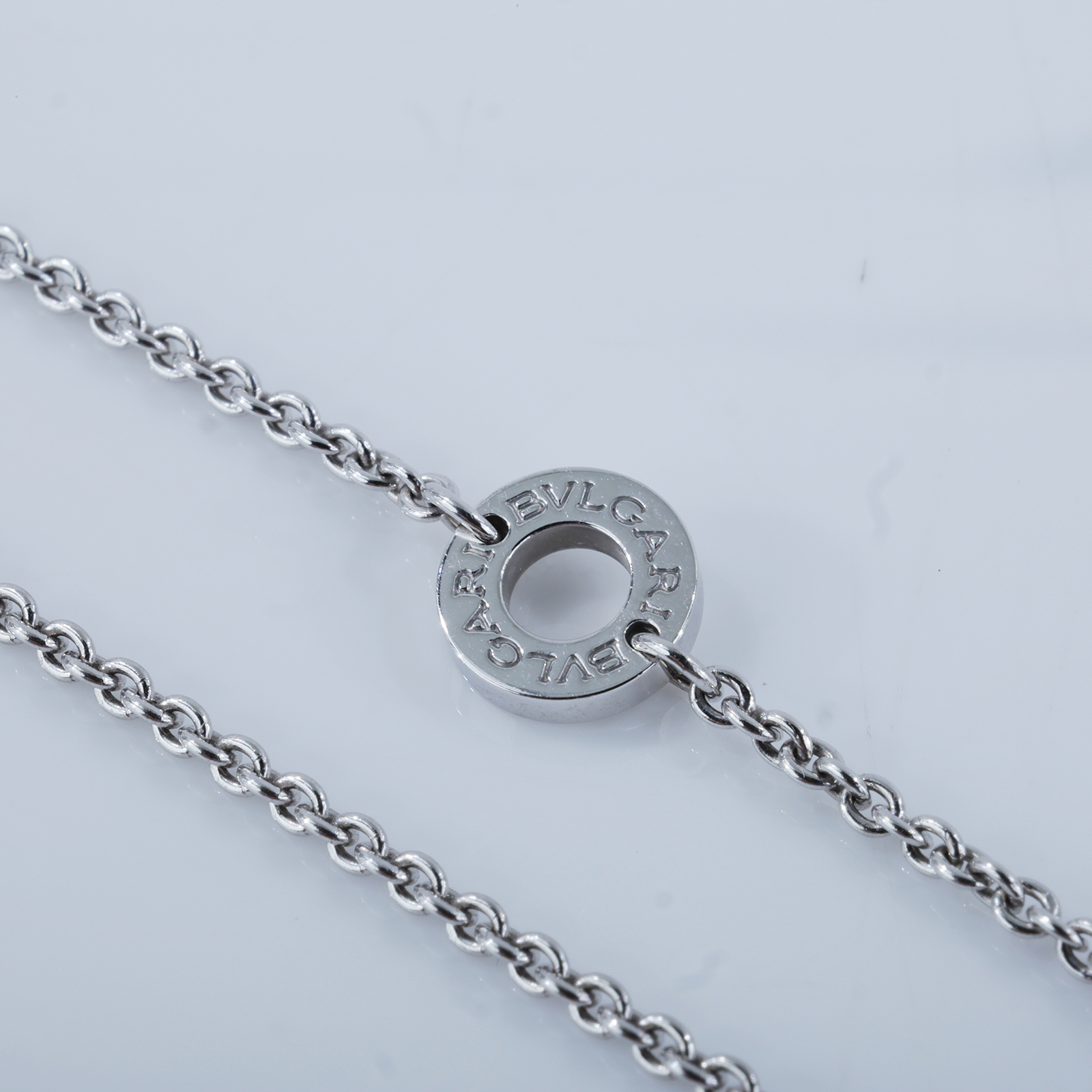 寶格麗 BVLGARI lgari Bvlgari 項鍊 18K白金 鑽石 361076_4350  原廠盒子2/保證卡