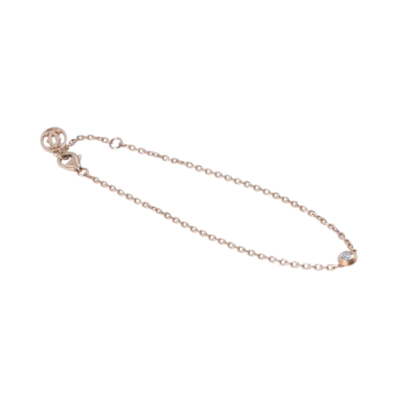 卡地亞 CARTIER dAmour 手環 小型款 B6040300 RG 0.09CT d&amp;#39;Amour手環 小型款 原廠盒子2/保證卡