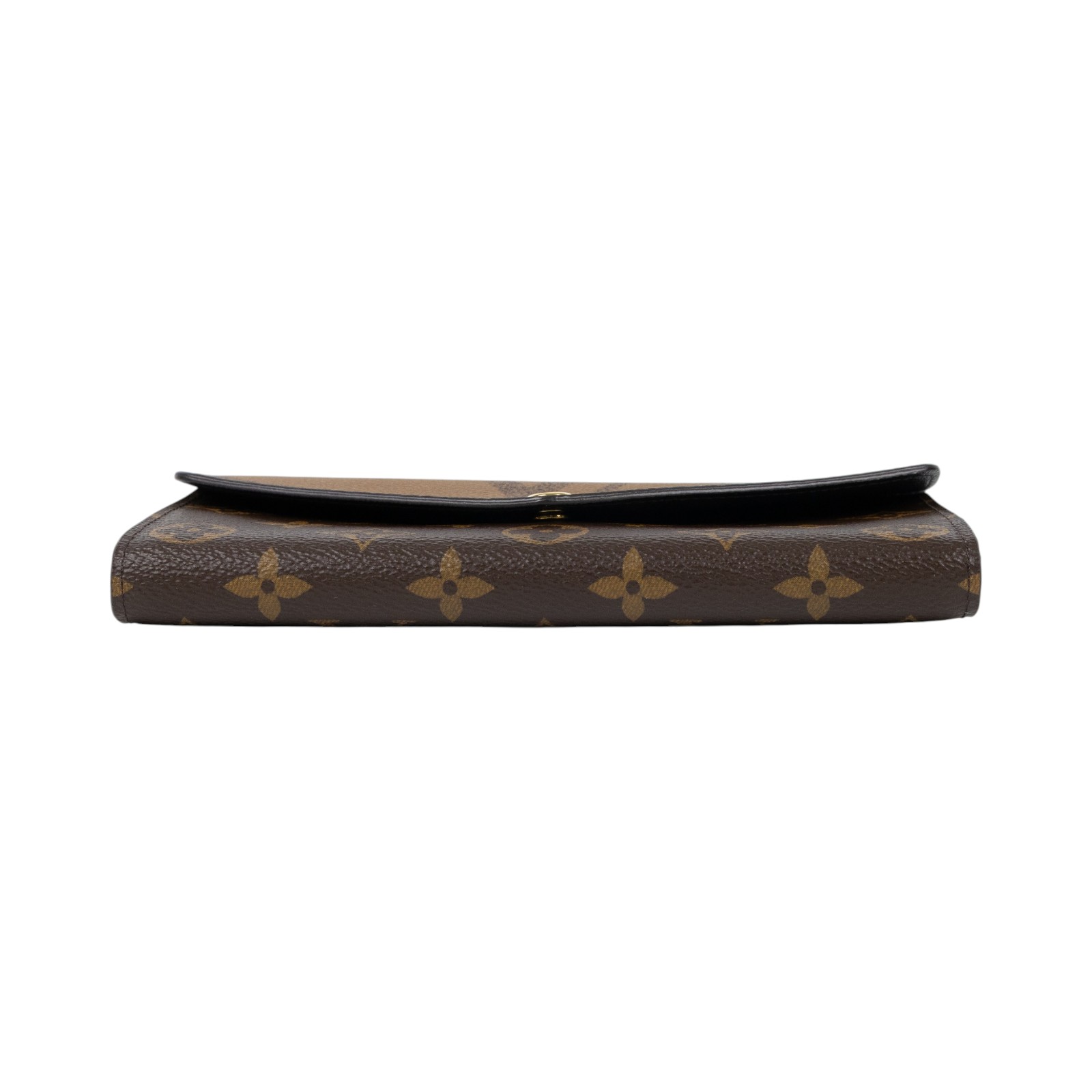 路易威登 LOUIS VUITTON Sarah 錢包 Reverse帆布 M80726 晶片款 原花雙色SARAH長夾 原廠盒子/防塵袋