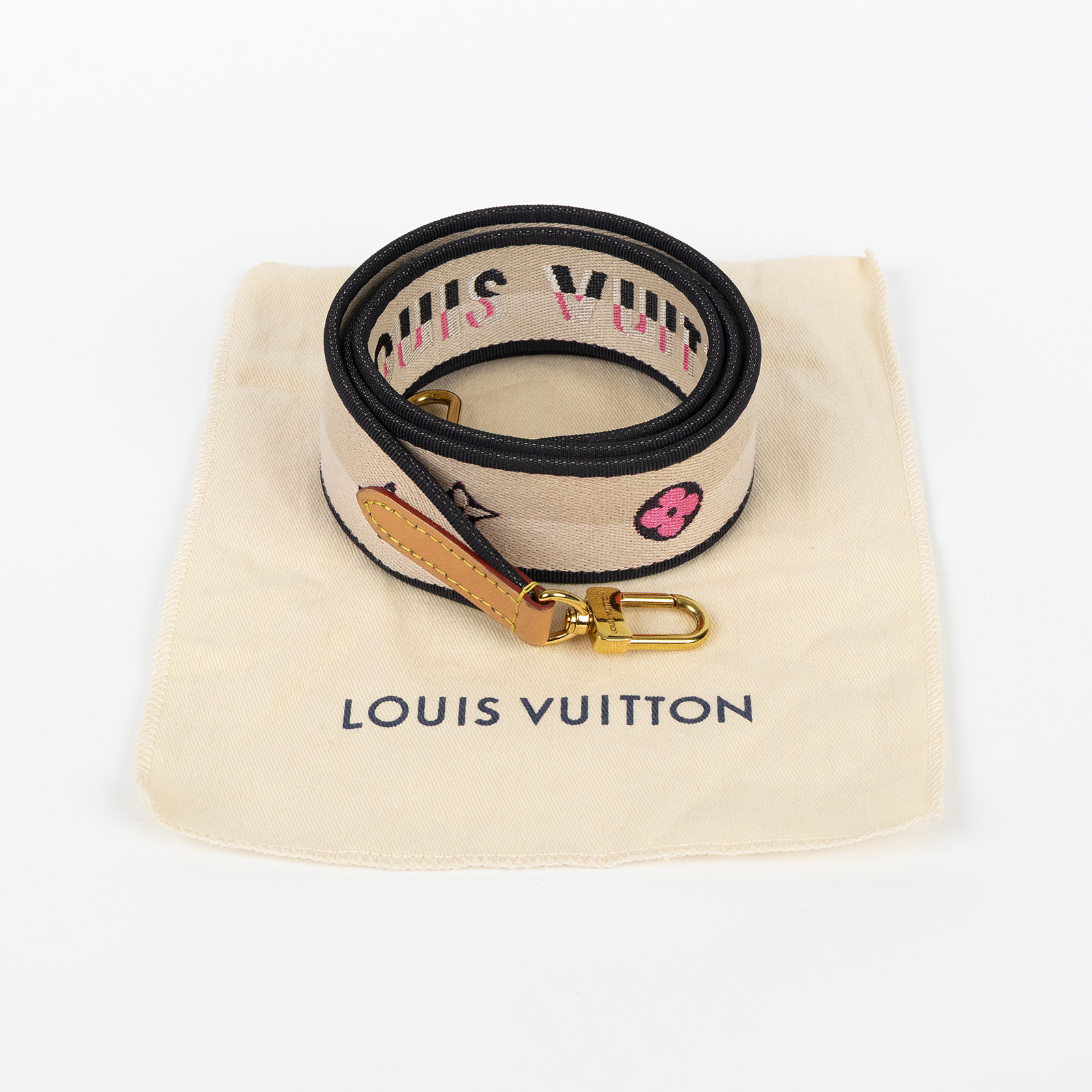 路易威登 LOUIS VUITTON Bandoulière 背帶 M26926 帆布Bandoulière背帶 防塵袋