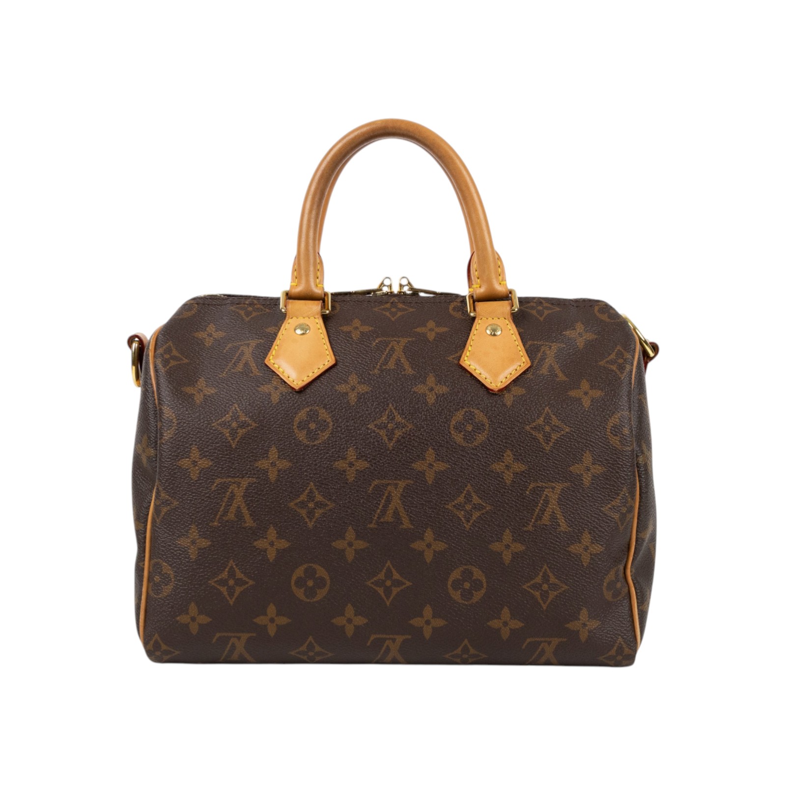 路易威登 LOUIS VUITTON Speedy Bandoulière  25 經典帆布 手提 斜背 波士頓包 M41113 晶片款  原廠盒子/防塵袋/背帶/鎖組
