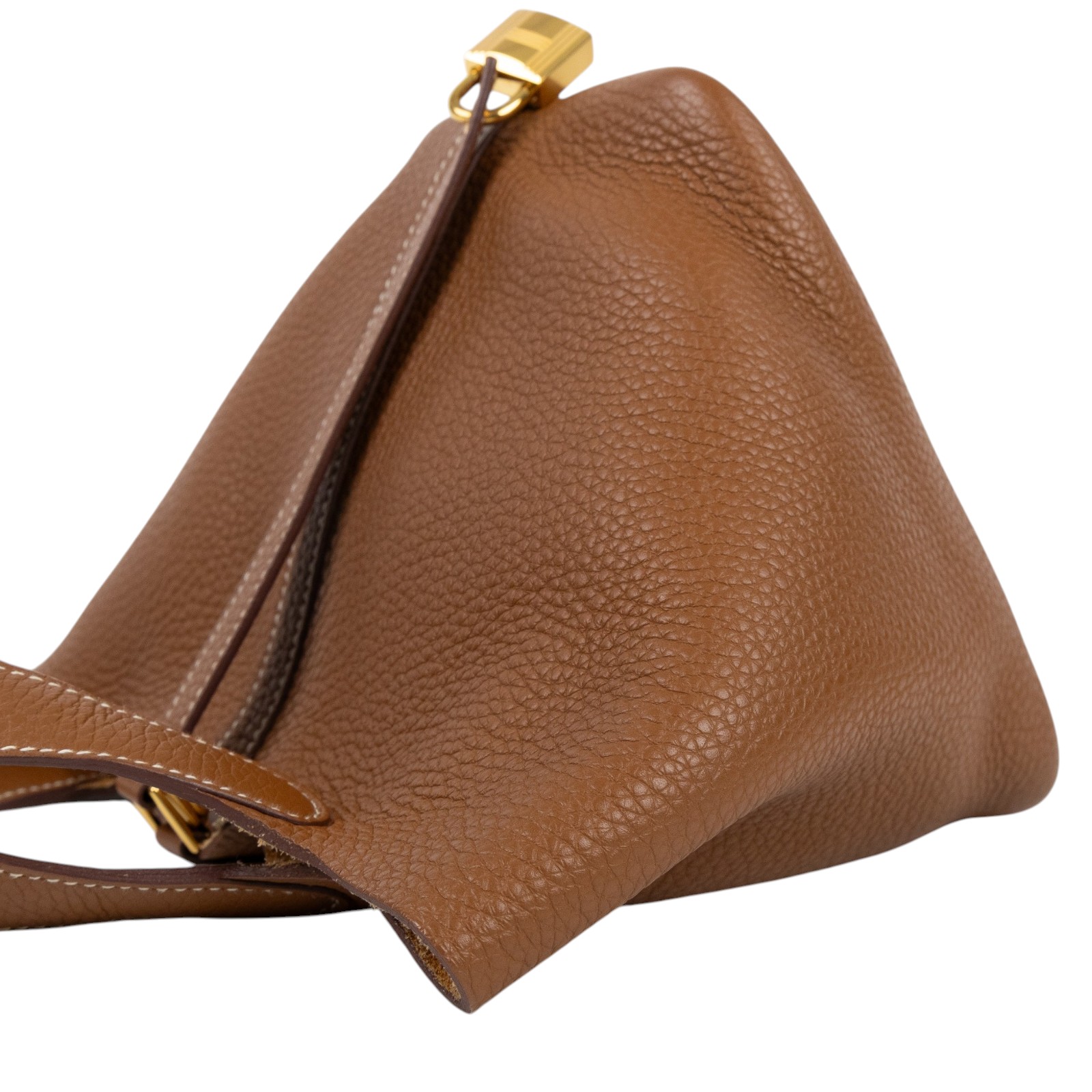 愛馬仕 Hermes Picotin Lock 18 菜籃子包 金色五金 金棕 H056289CC37 /U MI 007  鎖組/防塵袋