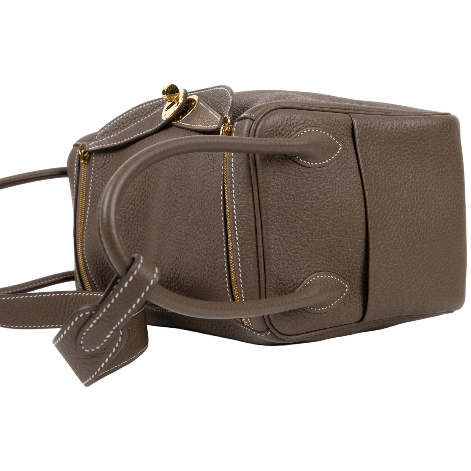 愛馬仕 Hermes Lindy 琳迪包 26 大象灰 金色五金 H073428CC18 Y HA 316 PM Y刻 大象灰LINDY26 防塵袋/購買證明