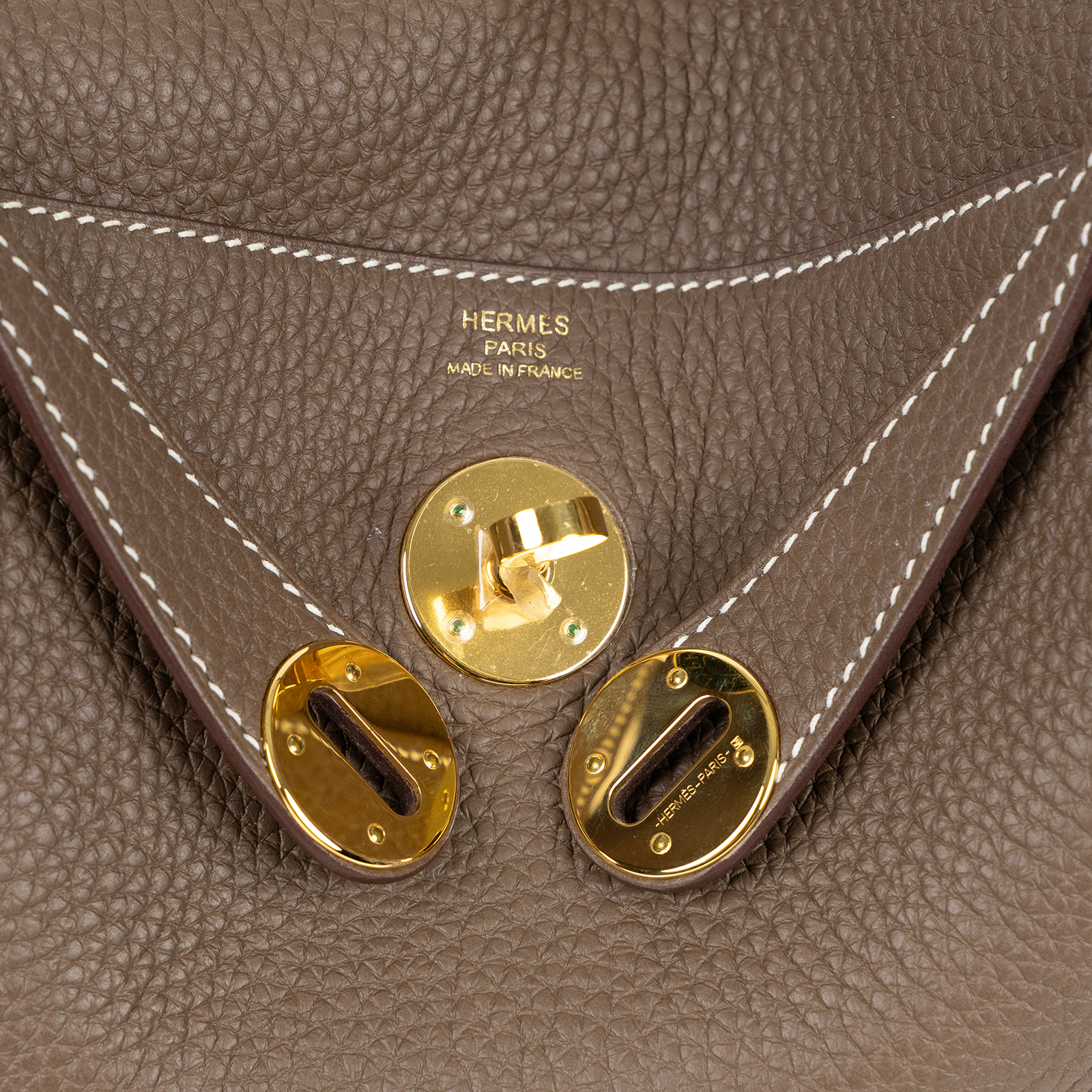 愛馬仕 Hermes Lindy 琳迪包 26 大象灰 金色五金 H073428CC18 Y HA 316 PM Y刻 大象灰LINDY26 防塵袋/購買證明