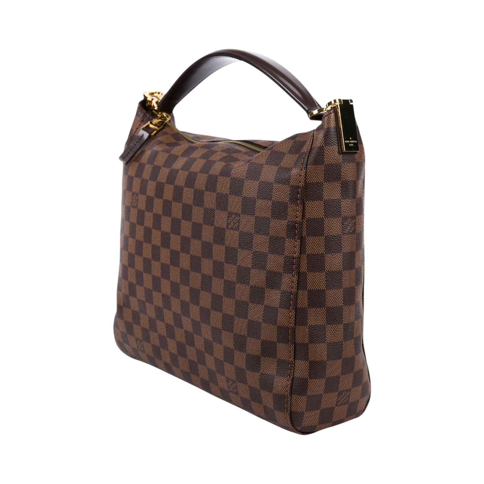 路易威登 LOUIS VUITTON Portobello PM 手提包 棕棋盤格 N41184 棋盤PORTBELLO PM肩背包 防塵袋/購買證明