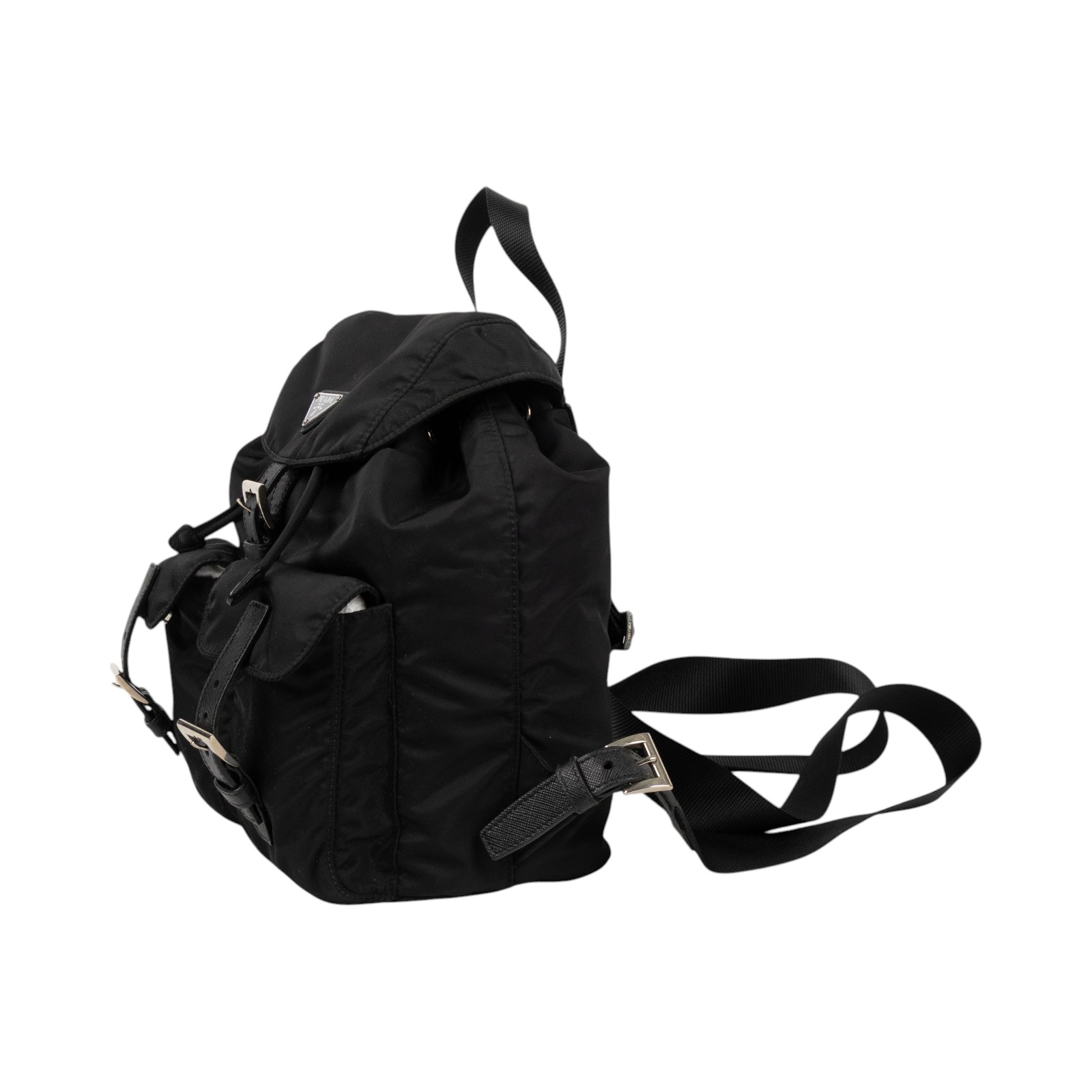 普拉達 PRADA Re-Nylon 背囊 小型 1BZ677_V44 黑尼龍後背包 防塵袋/保證卡