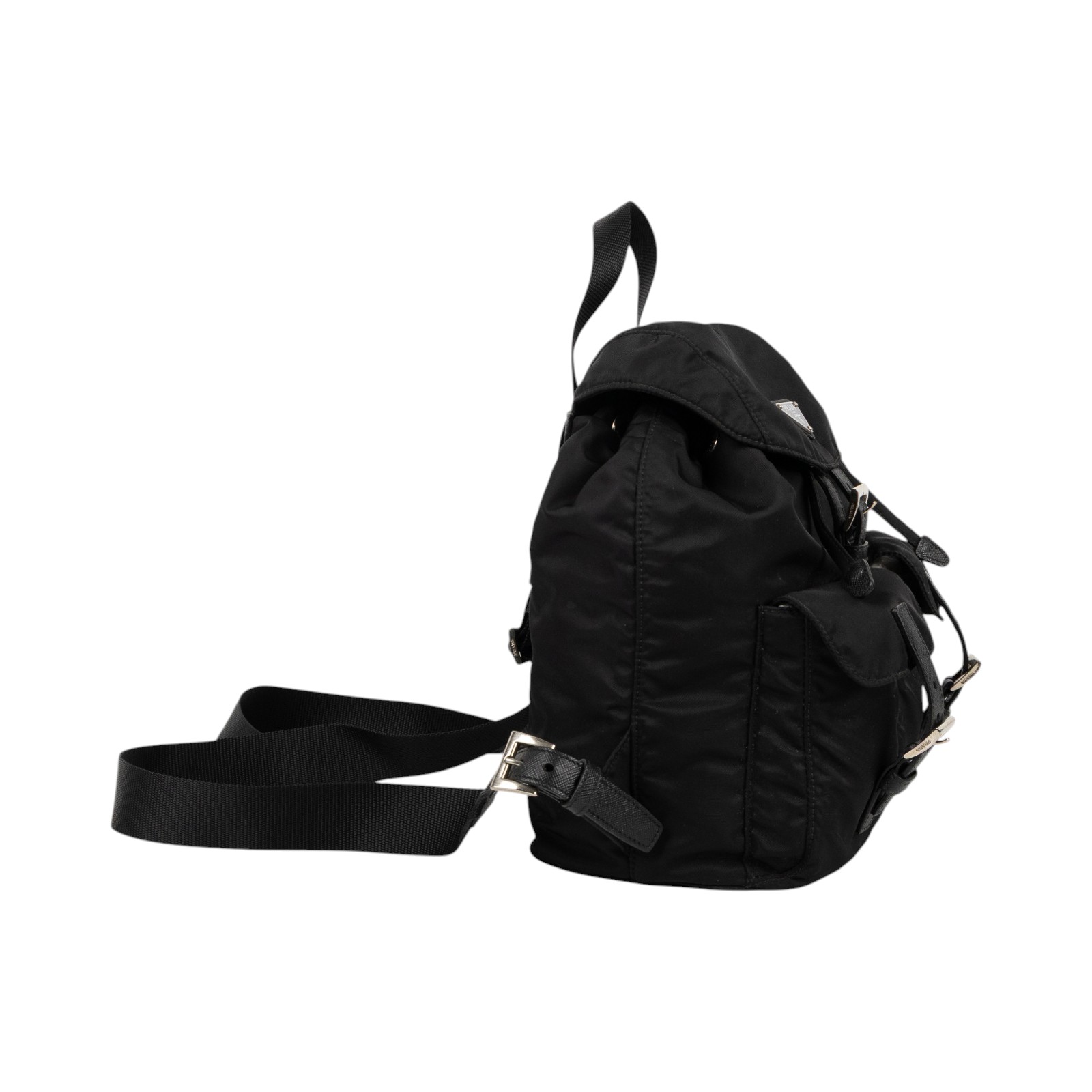 普拉達 PRADA Re-Nylon 背囊 小型 1BZ677_V44 黑尼龍後背包 防塵袋/保證卡