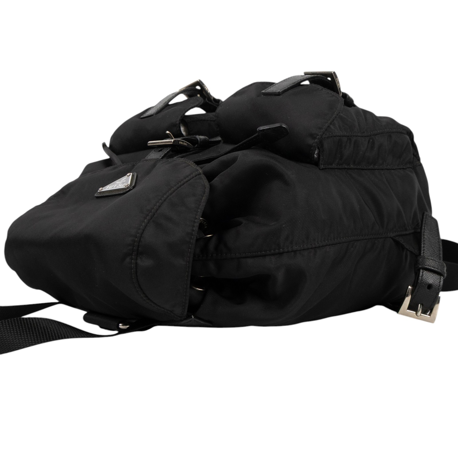 普拉達 PRADA Re-Nylon 背囊 小型 1BZ677_V44 黑尼龍後背包 防塵袋/保證卡