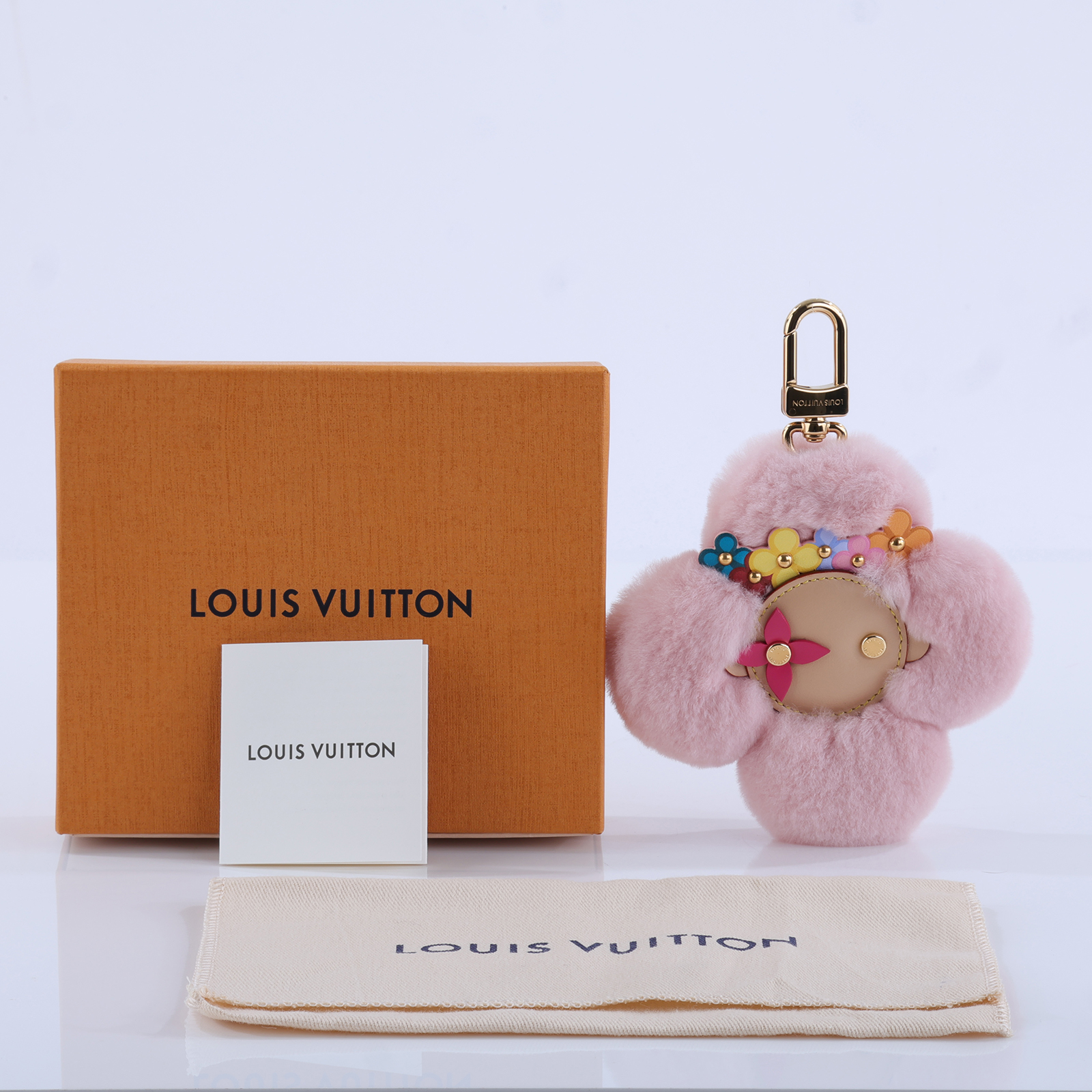路易威登 LOUIS VUITTON Vivienne Head Flower Crown 手袋吊飾 鑰匙扣 M03954  原廠盒子/防塵袋