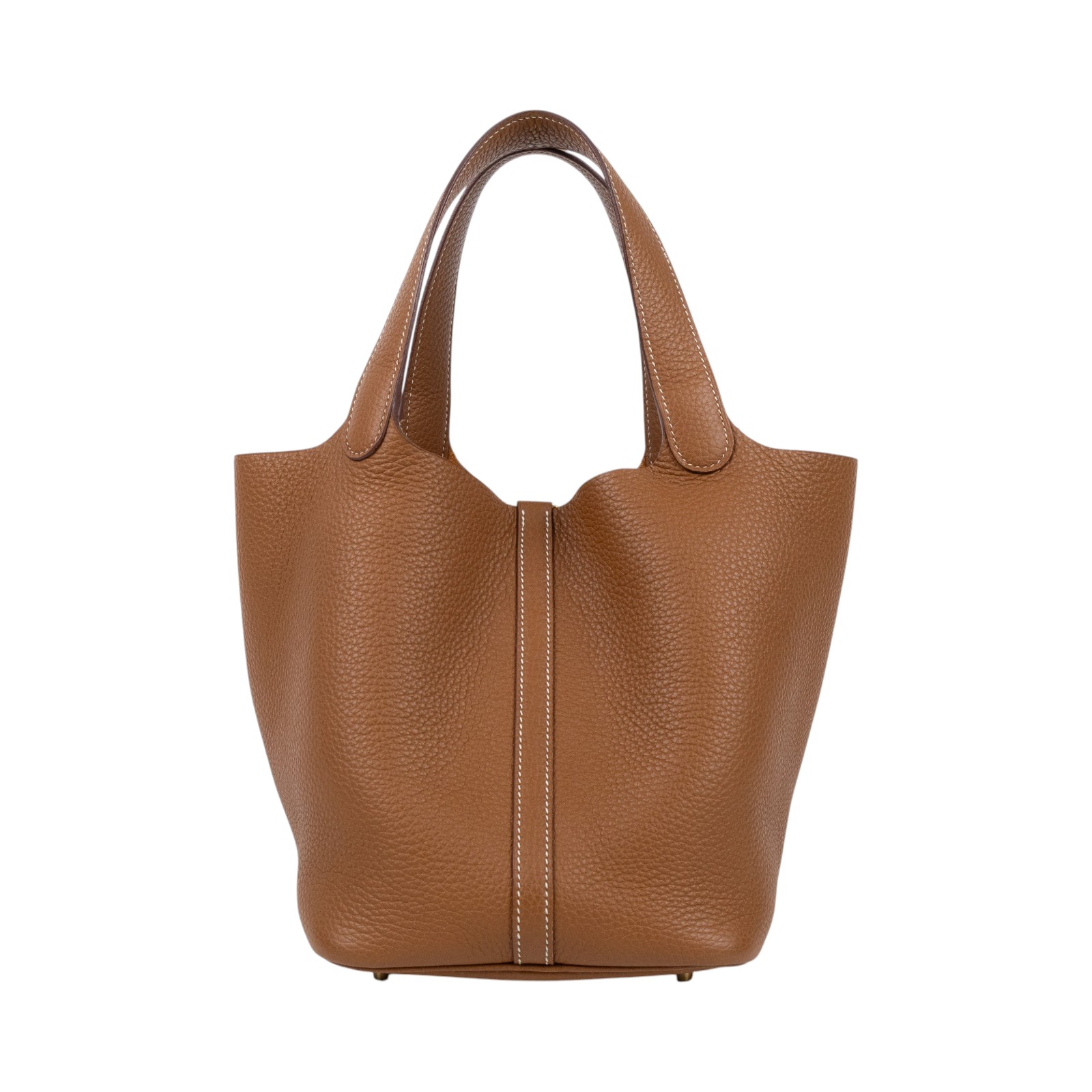 愛馬仕 Hermes Picotin Lock 22 菜籃子包 PT22 B AM 012 UH B刻 金棕picotin22 原廠盒子/防塵袋/鎖組