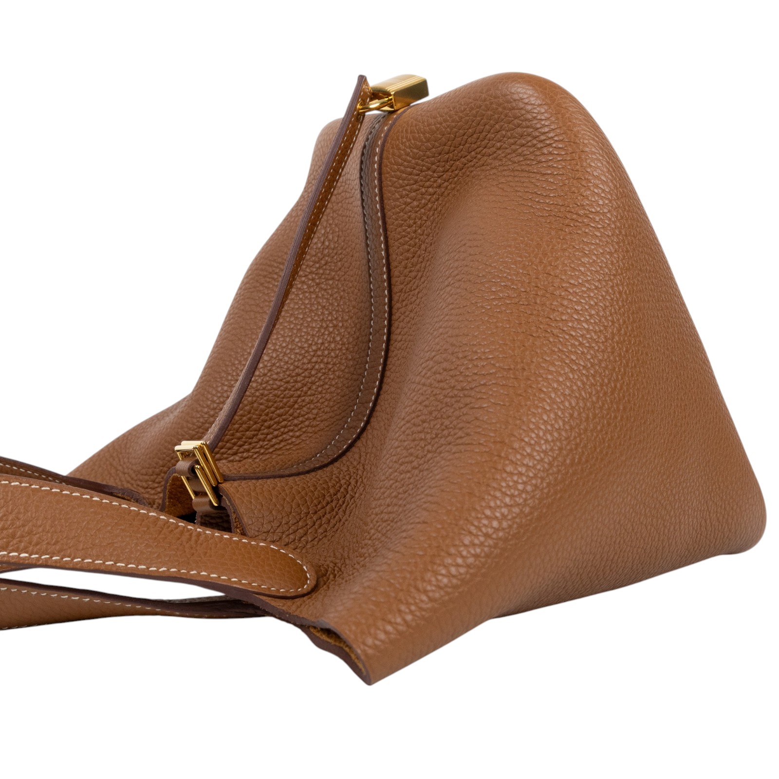 愛馬仕 Hermes Picotin Lock 22 菜籃子包 PT22 B AM 012 UH B刻 金棕picotin22 原廠盒子/防塵袋/鎖組