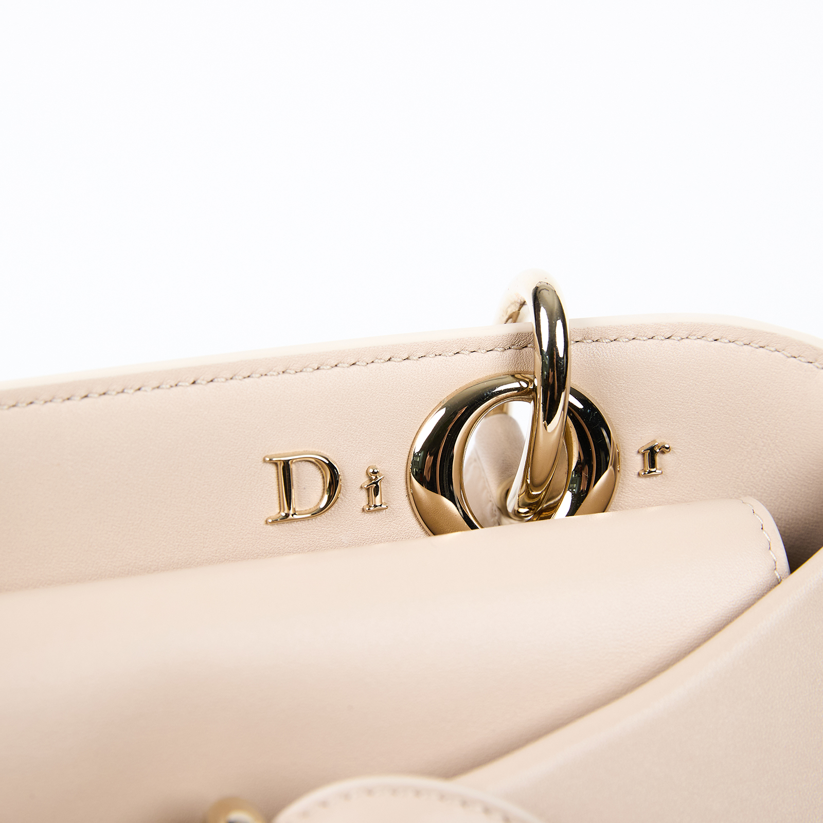 迪奧 CHRISTIAN DIOR Cigale Small 手提包 肩背包 斜背包 小號 M0737OHJU 淺咖CIGALE SMALL 防塵袋/背帶