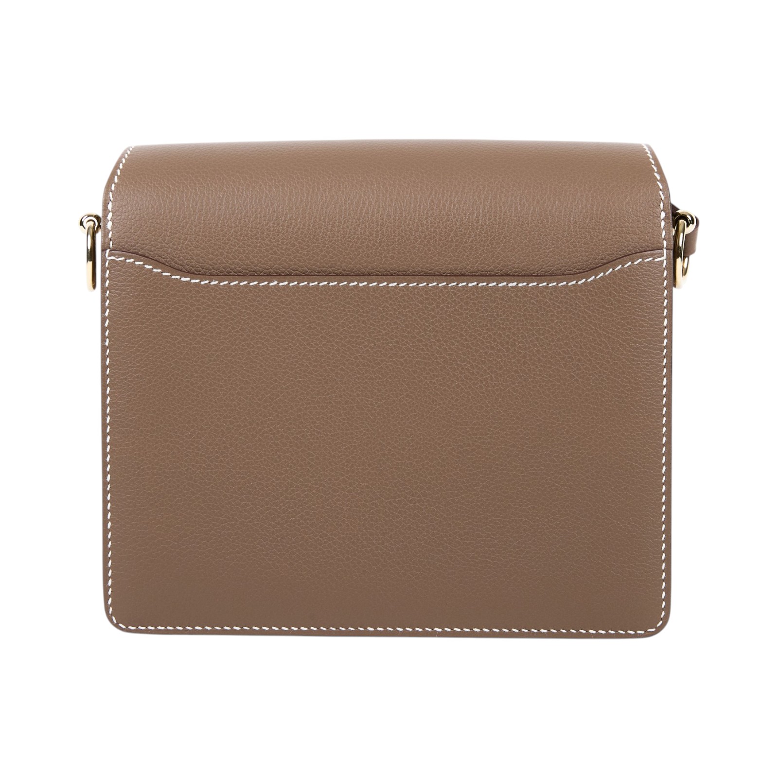 愛馬仕 Hermes Roulis 豬鼻子 斜背包 18 Mini 大象灰 香檳金五金 H070510CP18 /GST967 CS  原廠盒子/防塵袋/背帶/購買證明影本