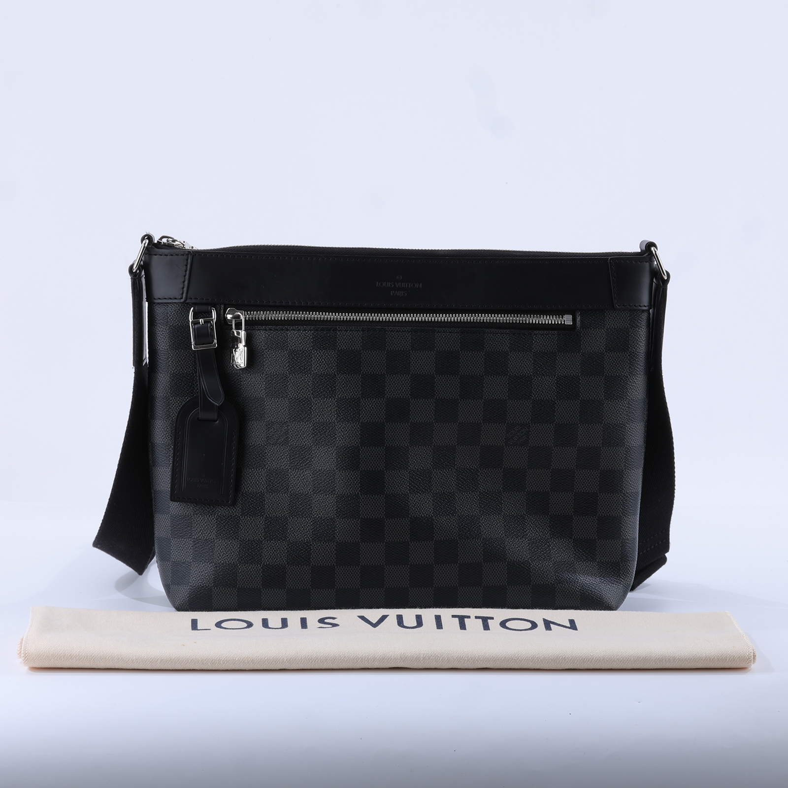 路易威登 LOUIS VUITTON Mick PM 郵差包 N40003 棋盤格肩背包 防塵袋